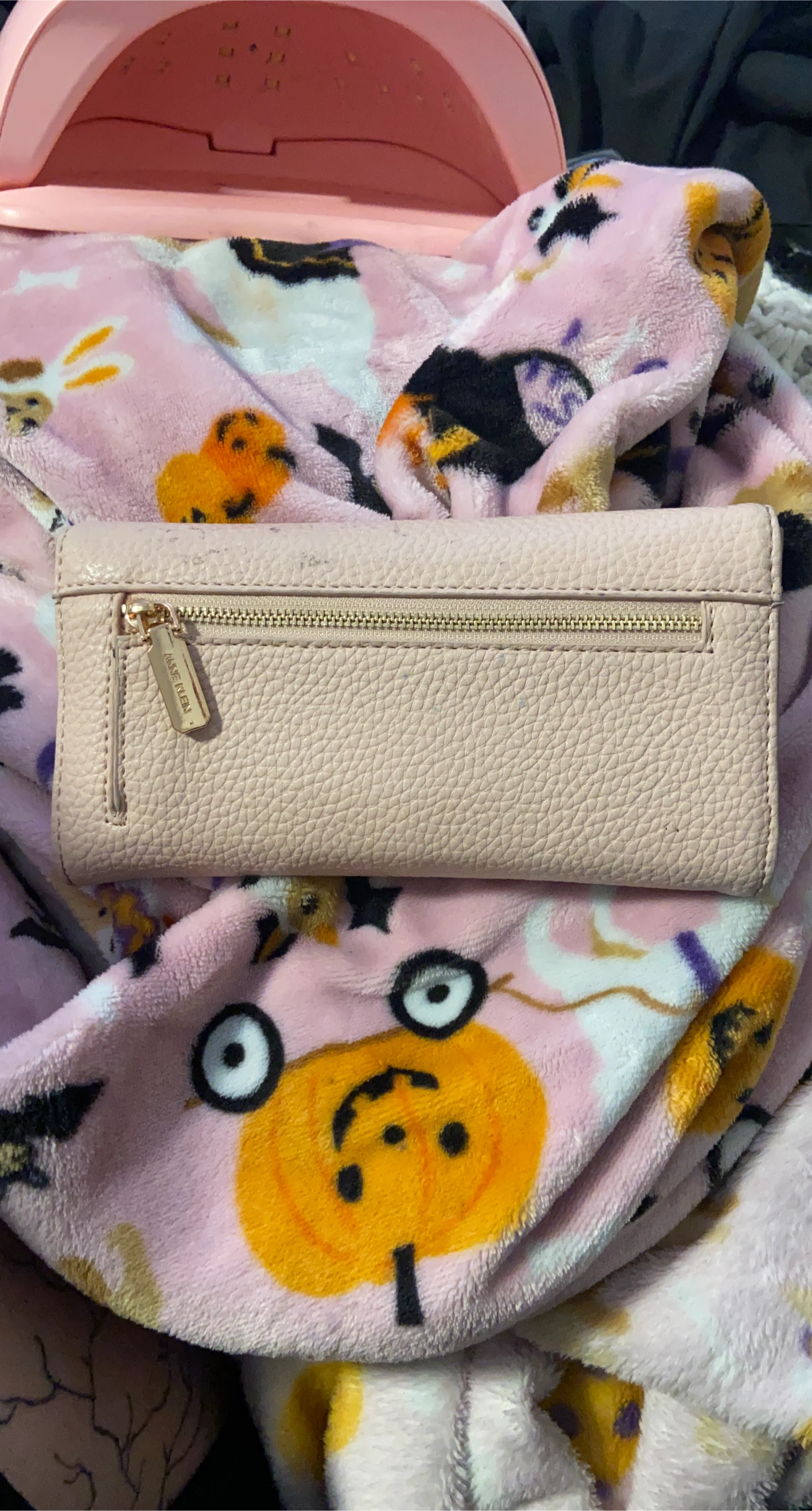 Anne Klein Pink Textured Wallet
