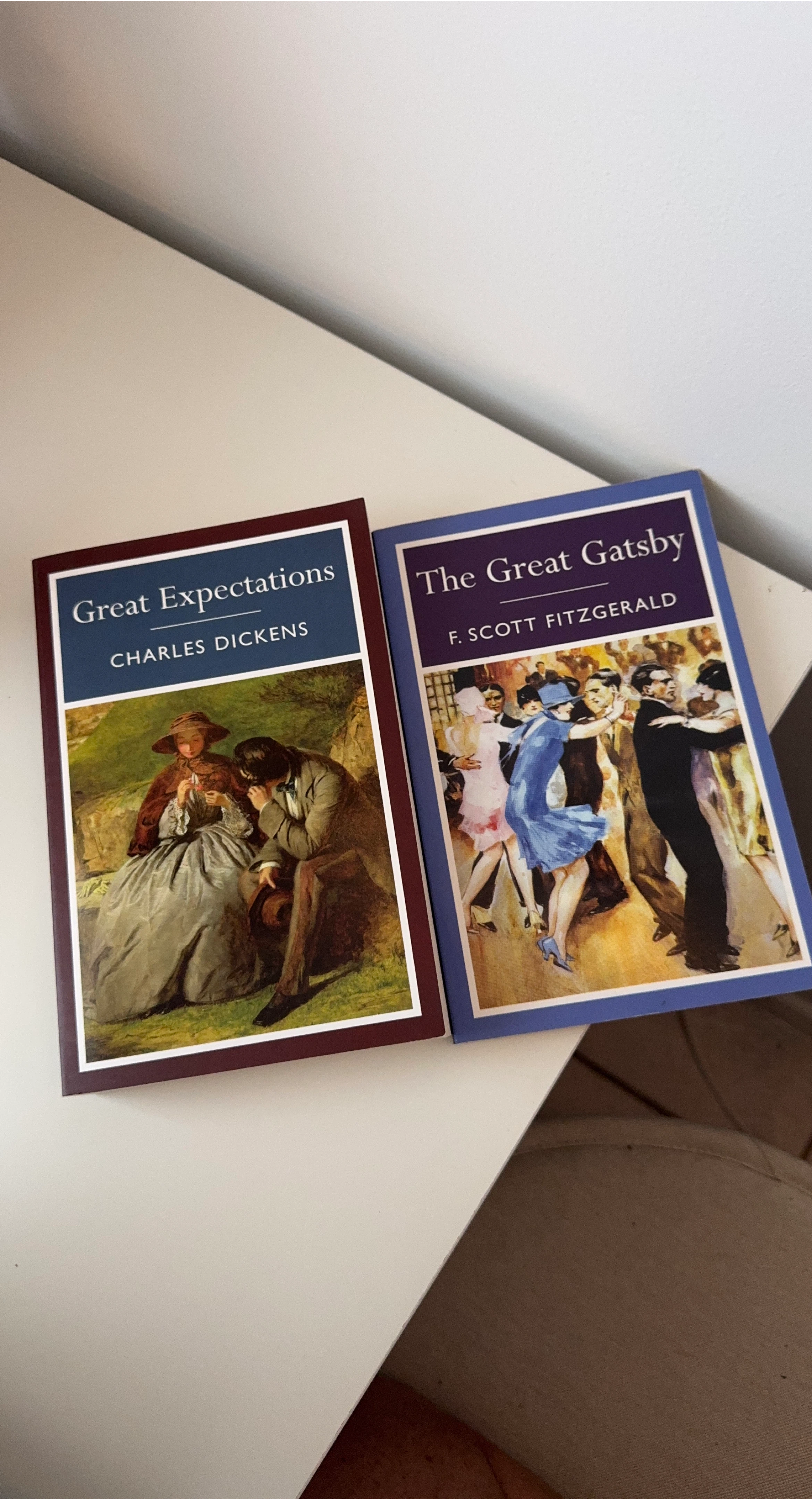 Great Expectations & The Great Gatsby Books