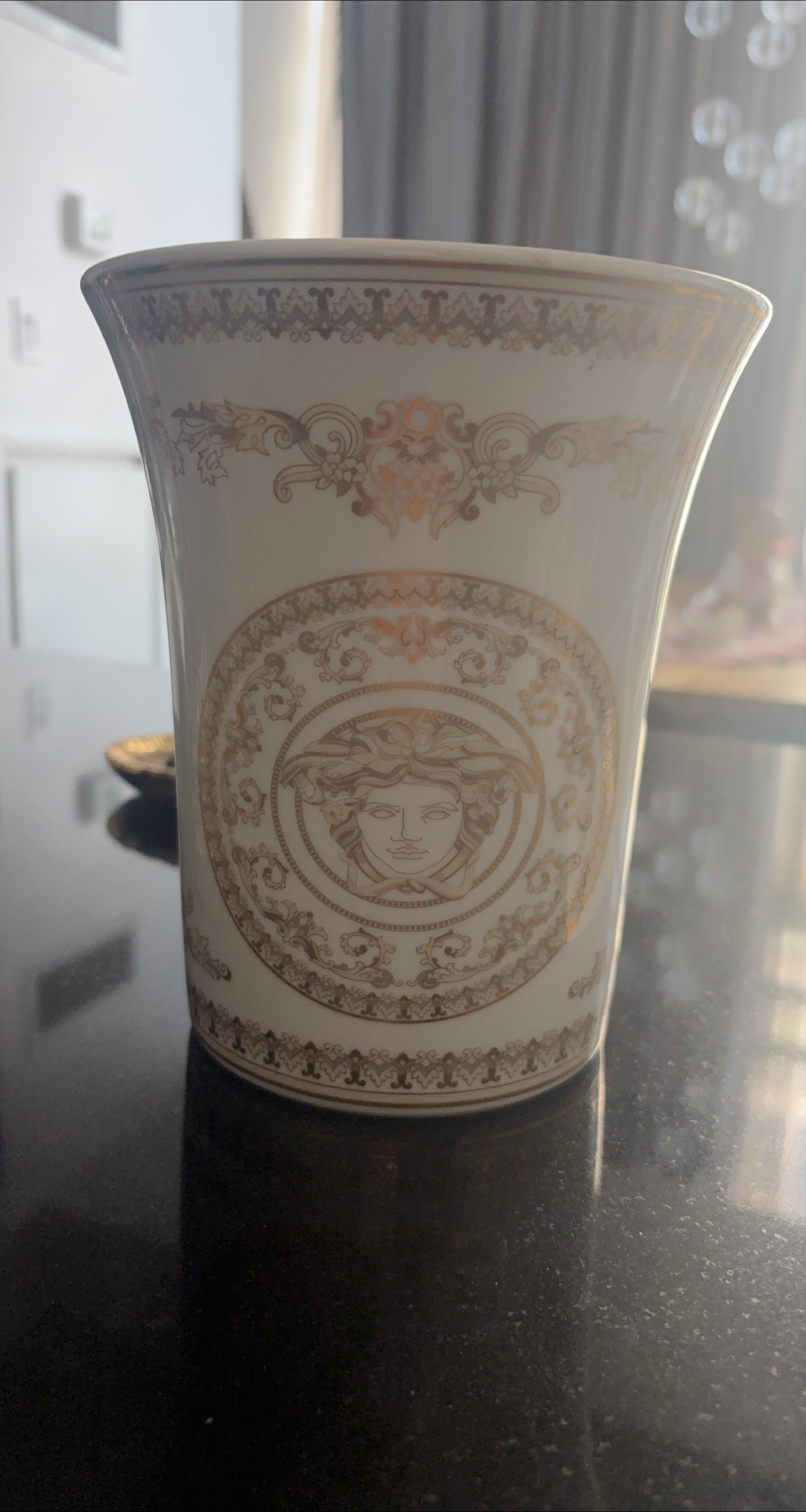 Versace Medusa Gala Porcelain Vase by Rosenthal