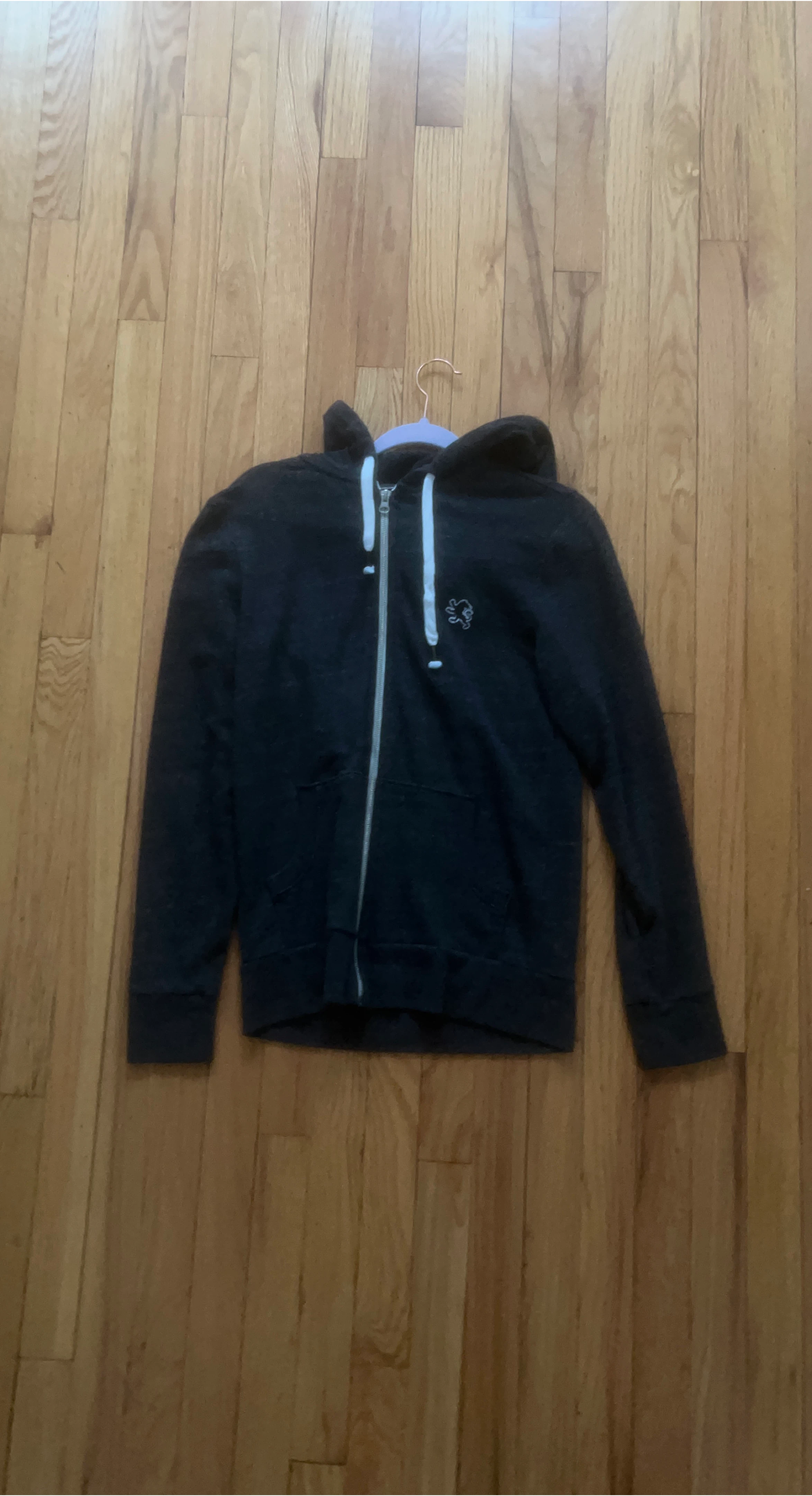 Dark Gray Zip-Up Hoodie