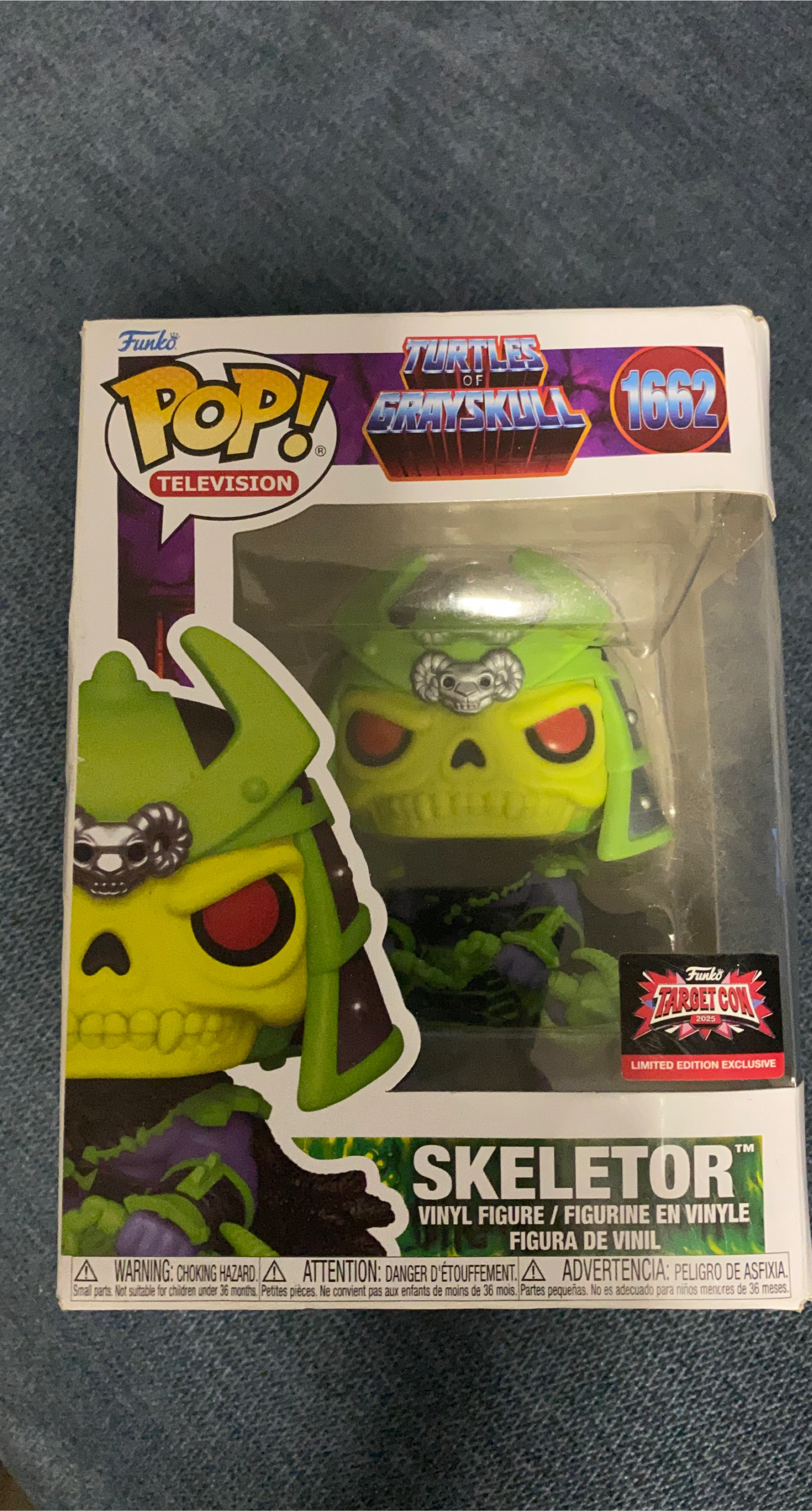 🏆Funko Pop! Turtles of Grayskull Skeletor #1662 Limited Edition