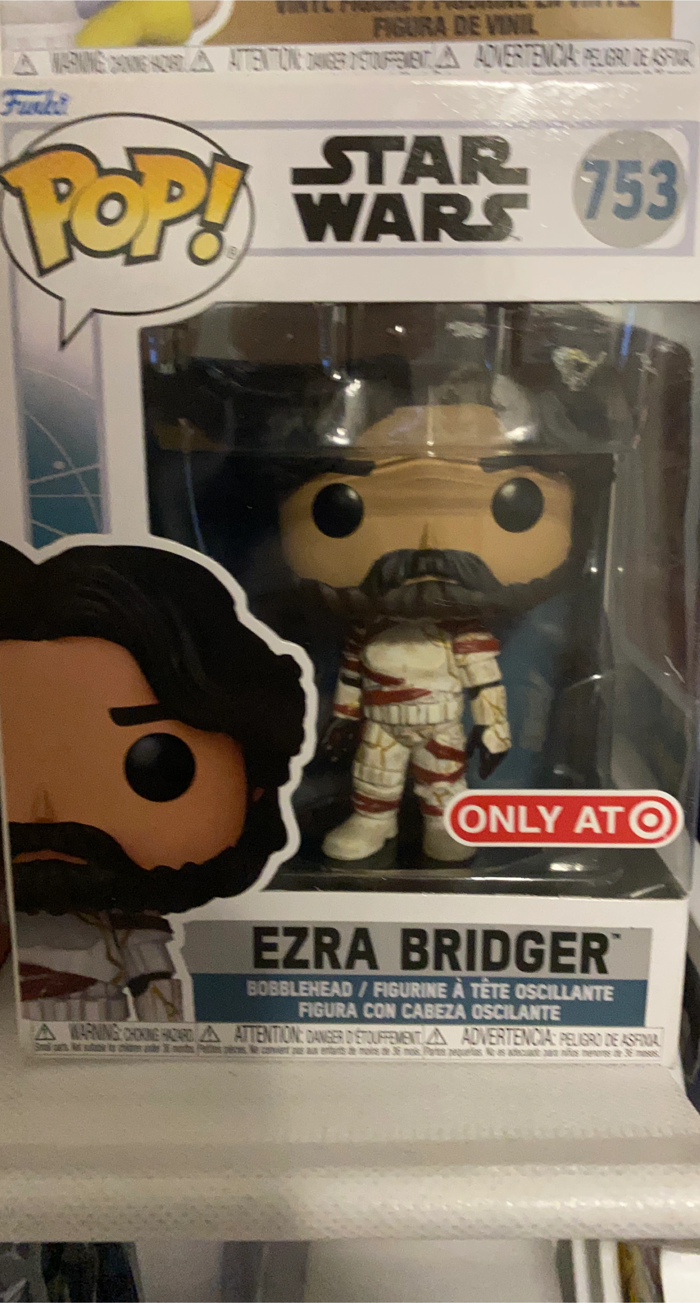 🏆Funko Pop! Star Wars Ezra Bridger Bobblehead #753