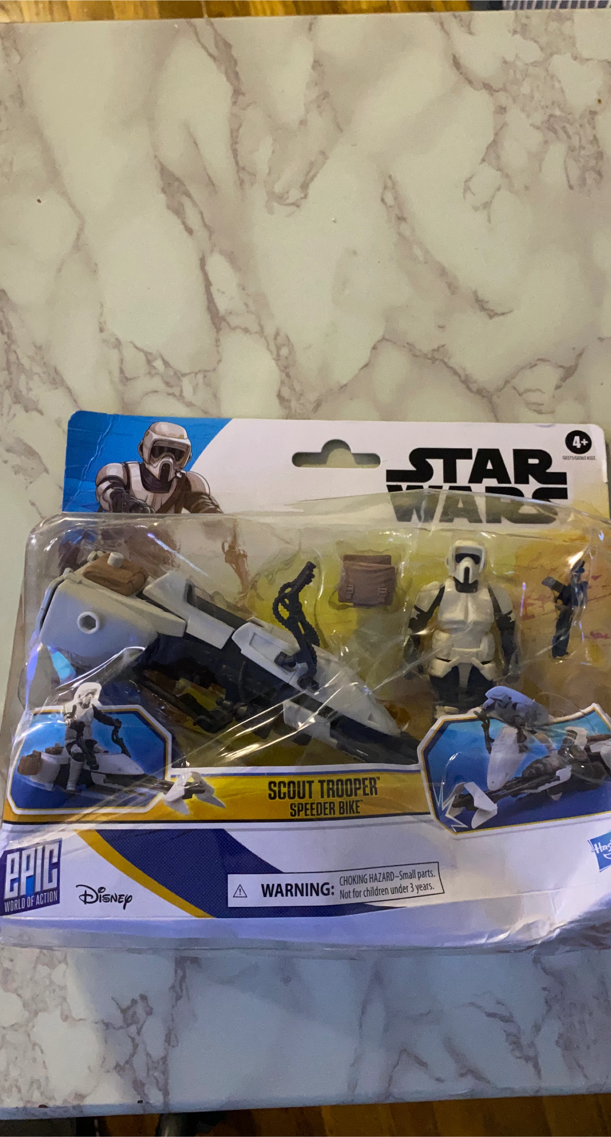 🏆Star Wars Scout Trooper Speeder Bike Toy