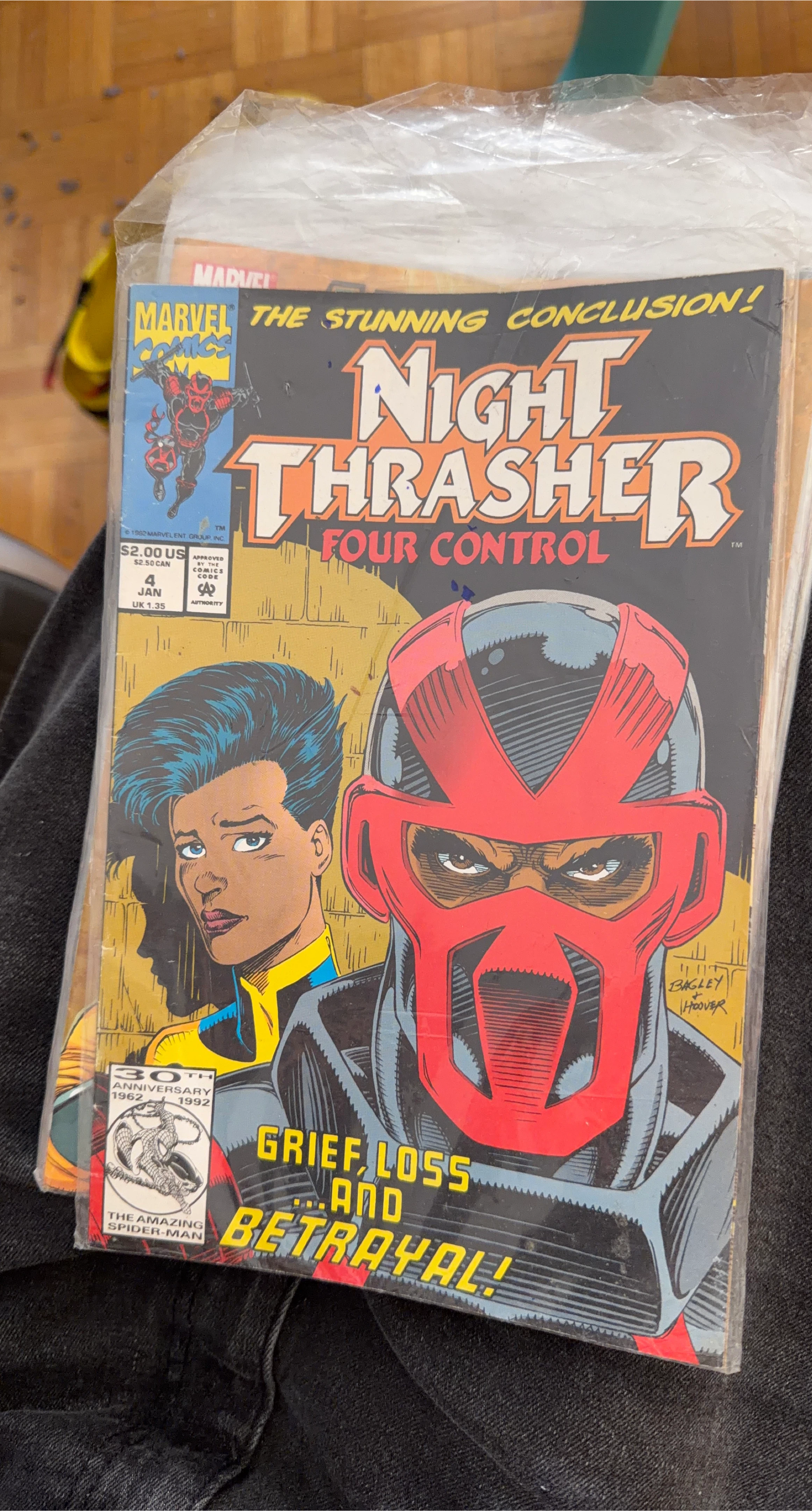 Marvel Night Thrasher Four Control Comic #4 (1992)