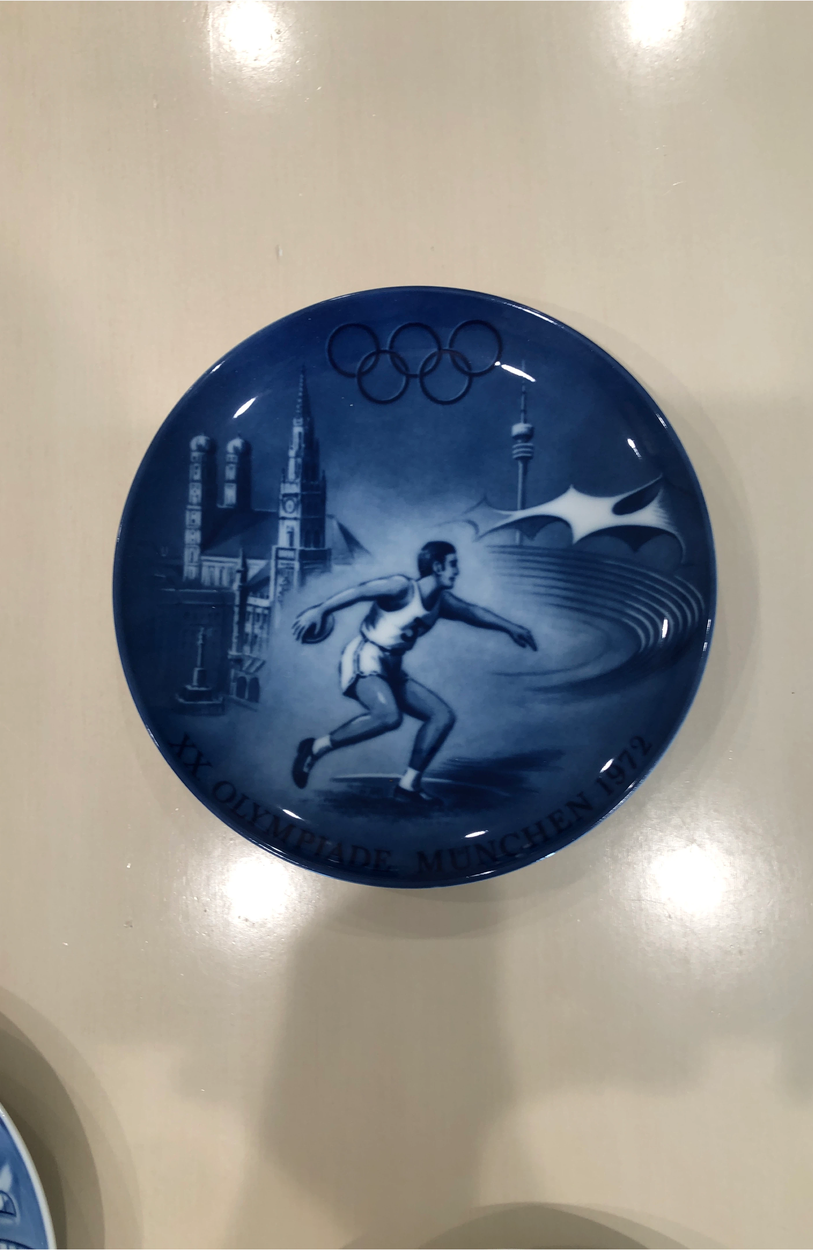 XX Olympiade München 1972 Commemorative Plate