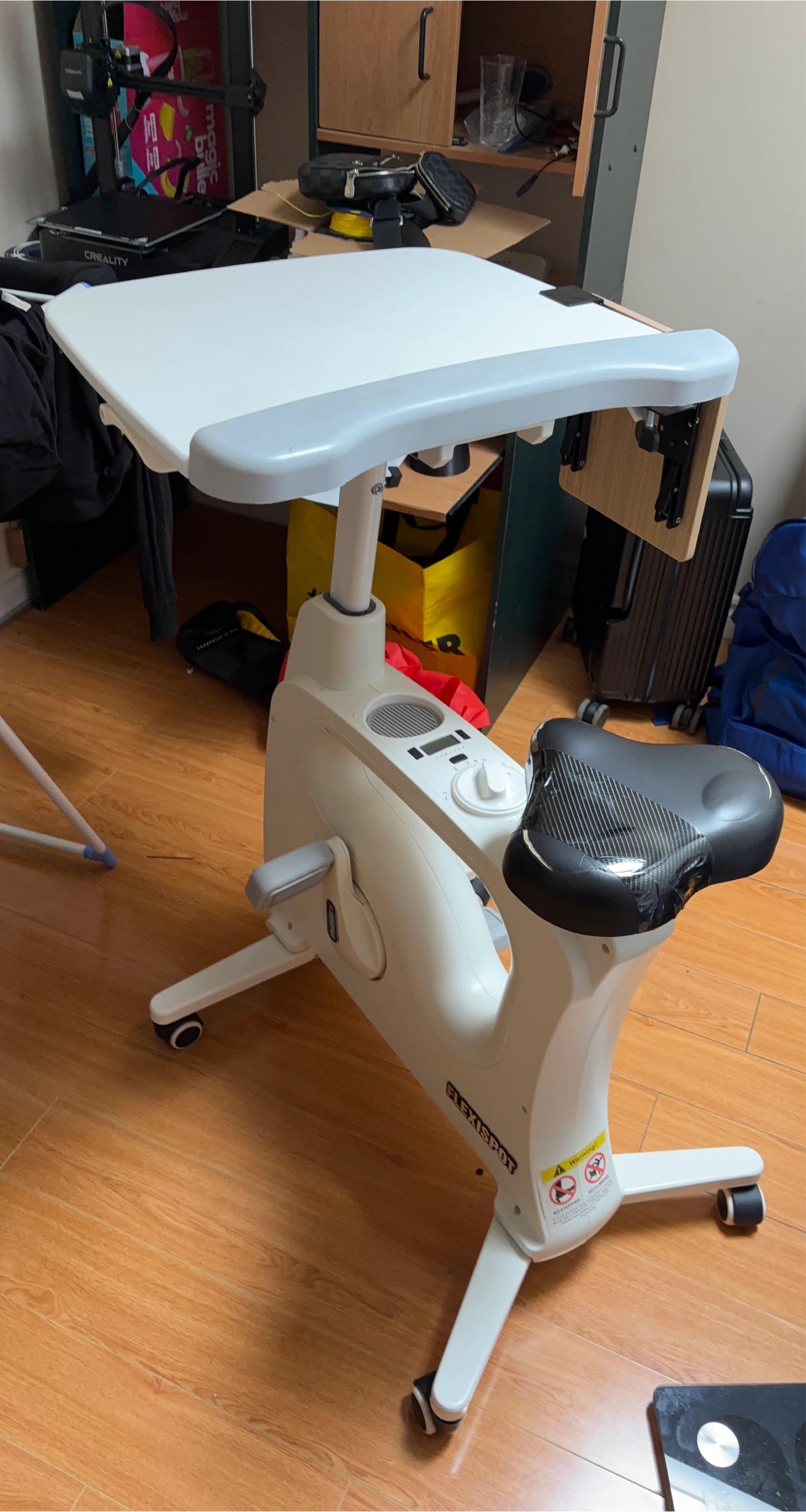 FlexiSpot Exercise Bike with Desk