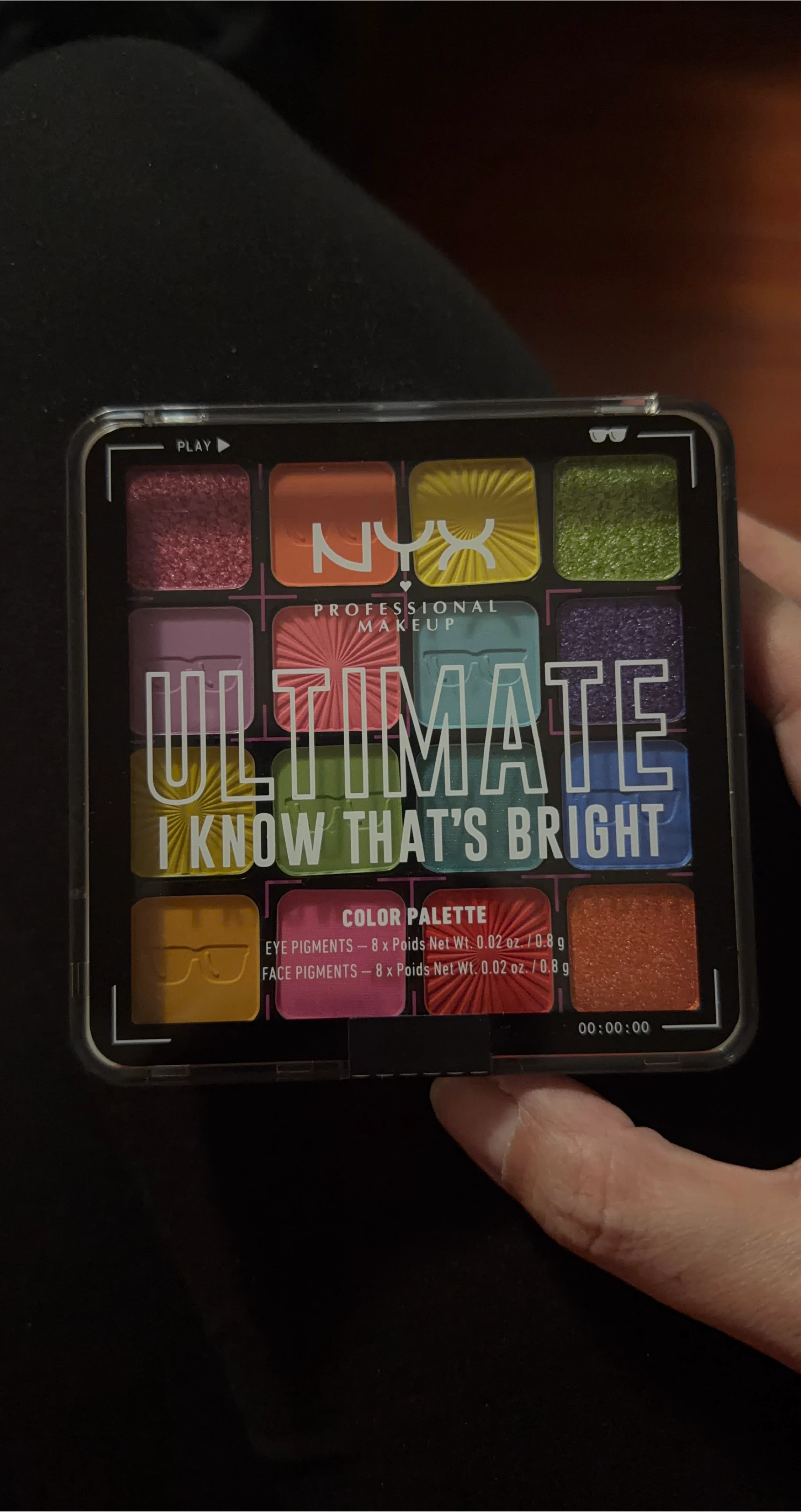 NYX Ultimate I Know That's Bright Eyeshadow Palette