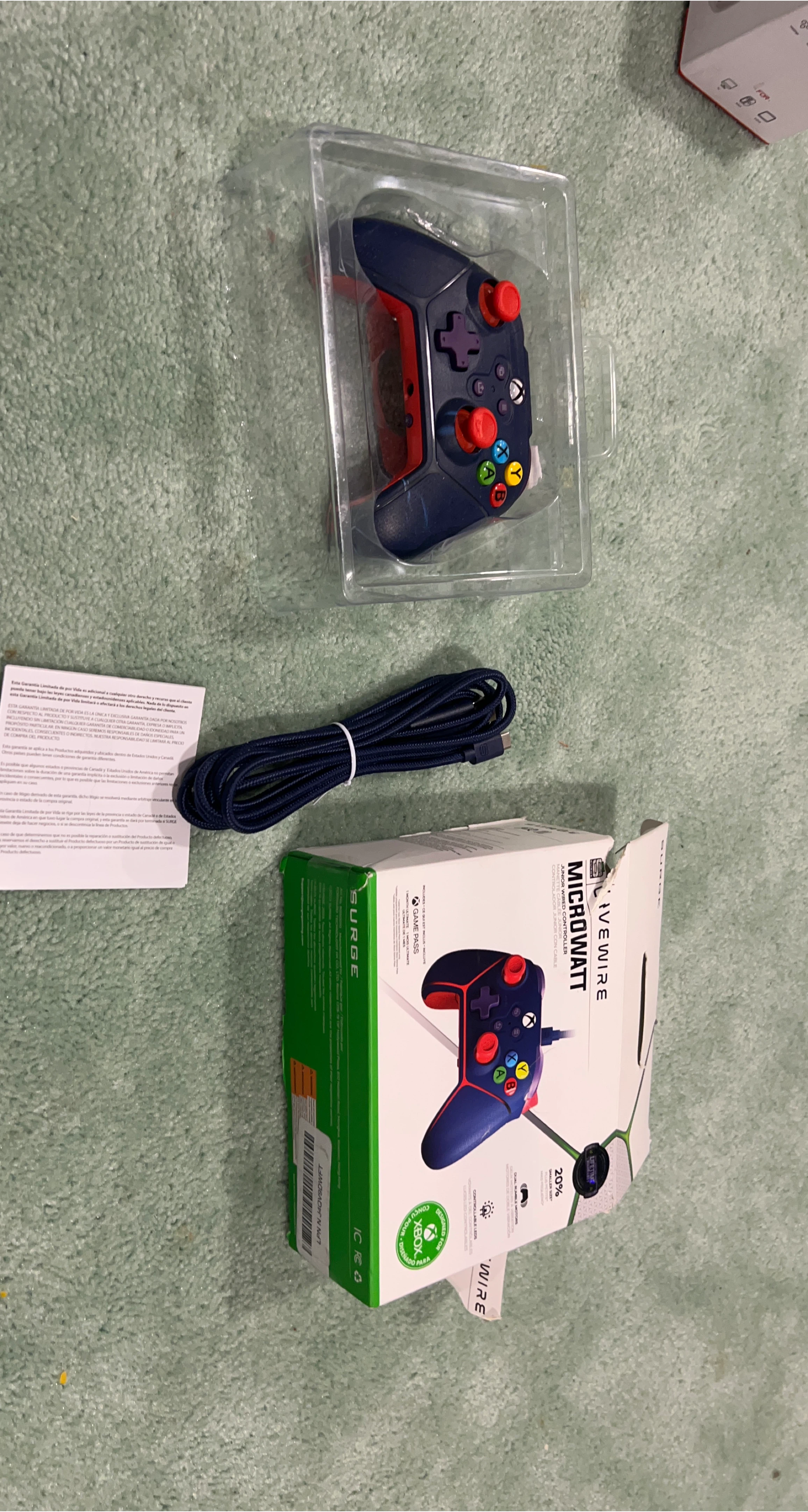 Surge Microwatt Junior Wired Controller for Xbox