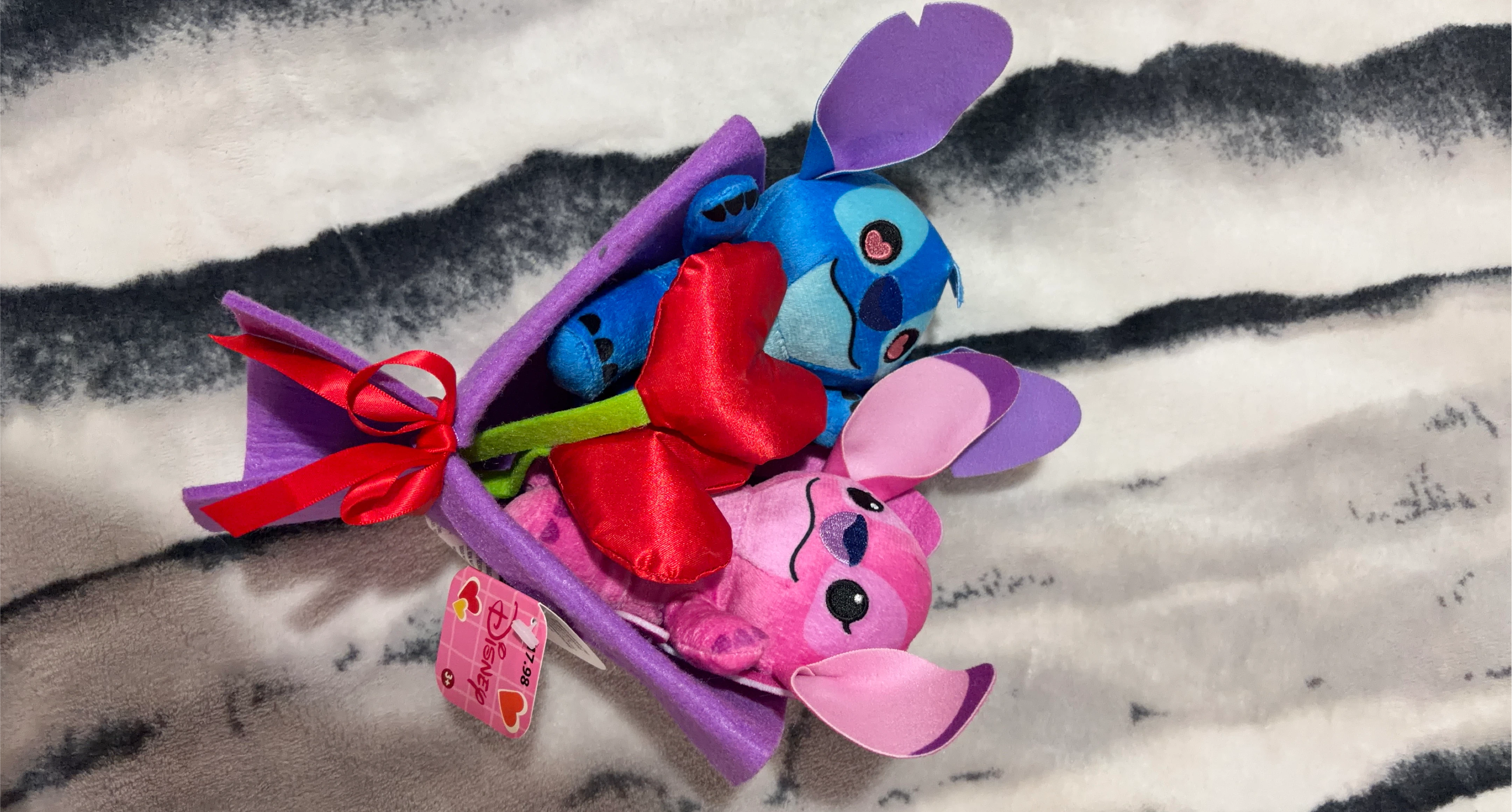Disney Stitch and Angel Plush Bouquet