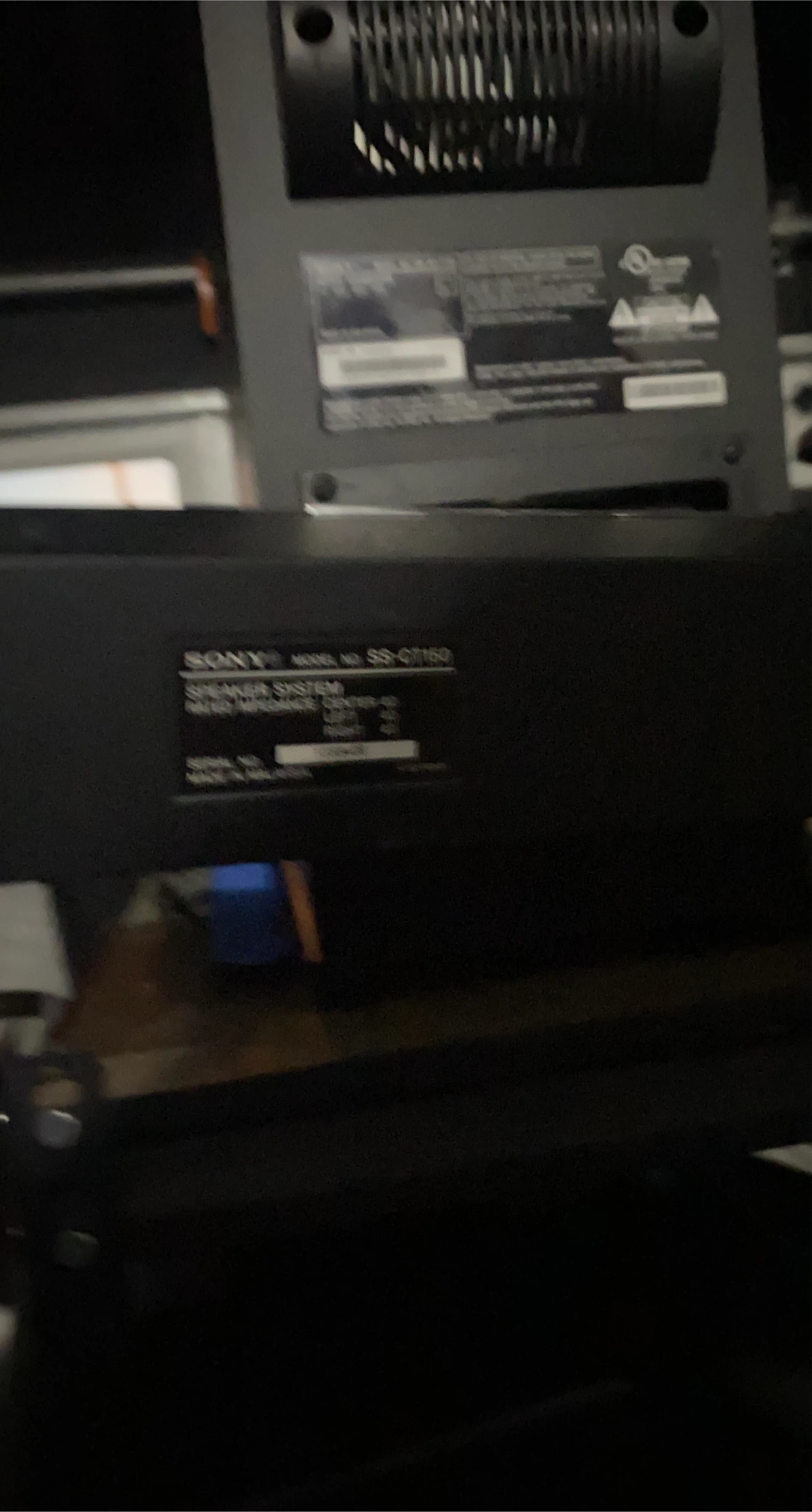 Sony SS-CT150 Speaker System