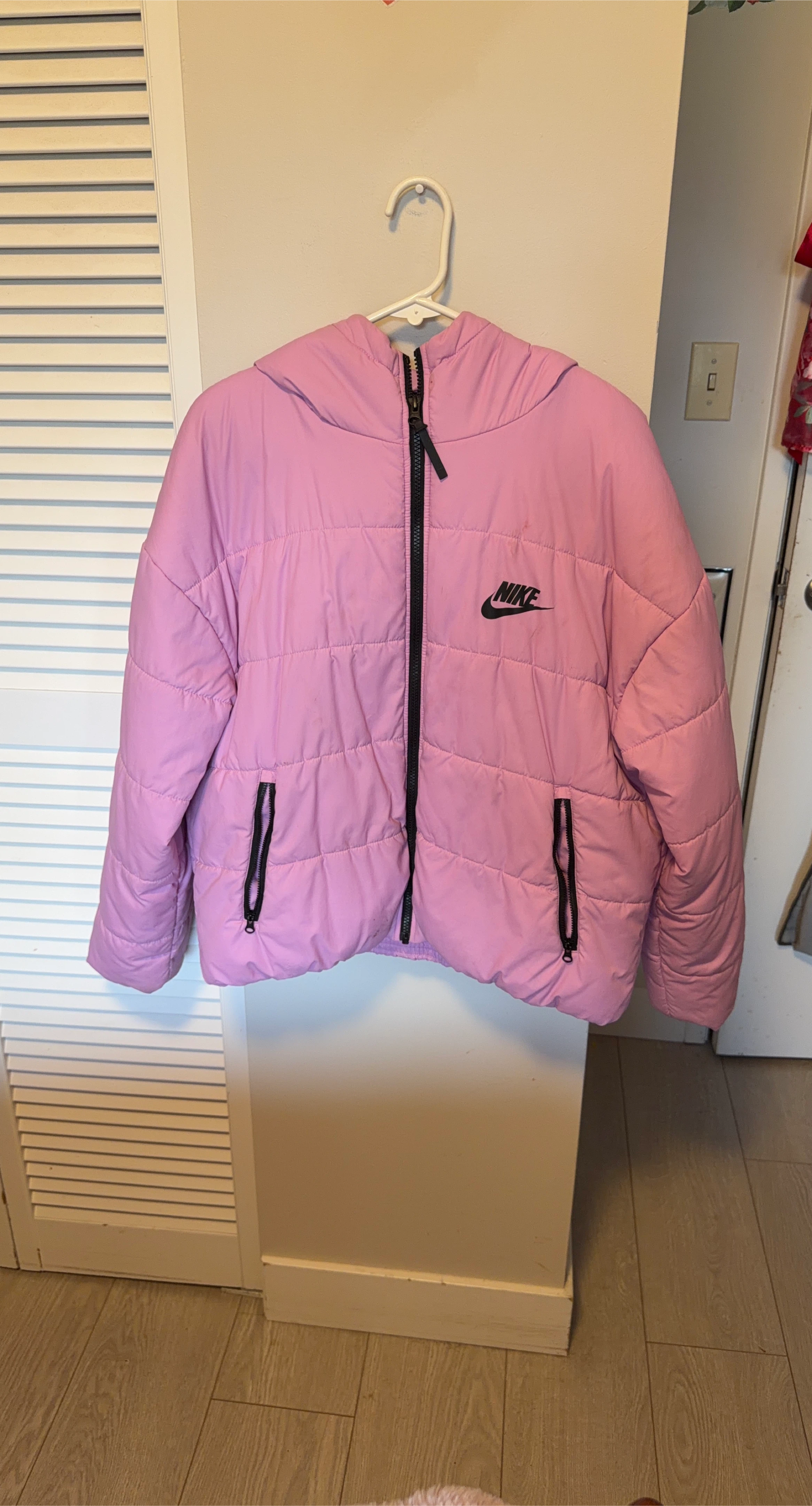 Pink Nike Puffer Jacket
