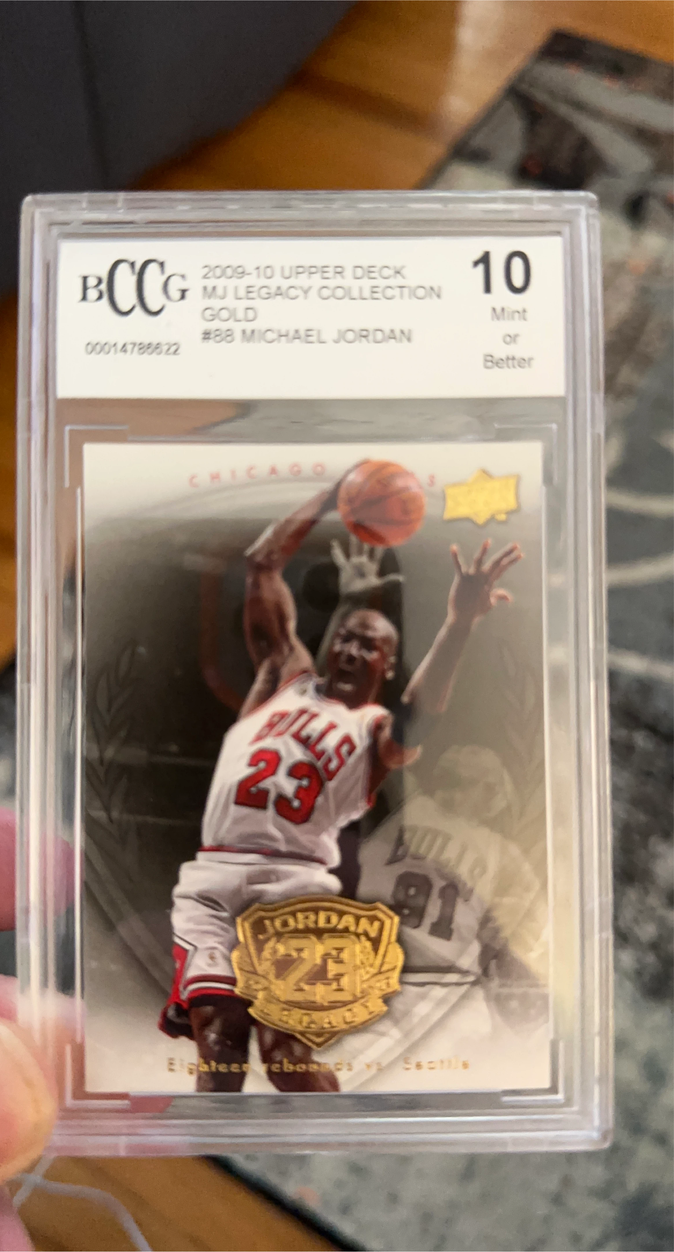 Graded Michael Jordan gold