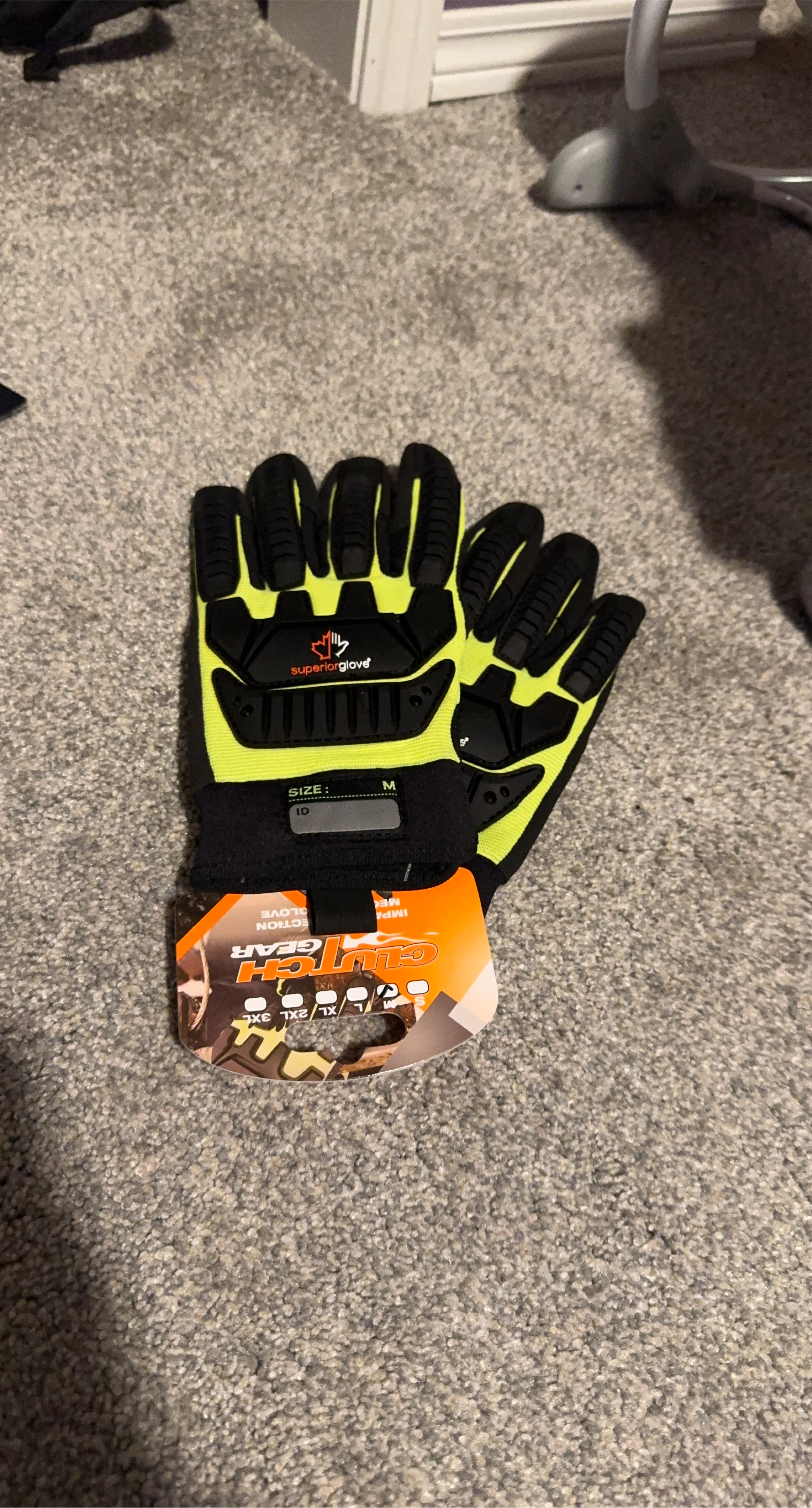 Superior Glove Clutch Gear Work Gloves Size M