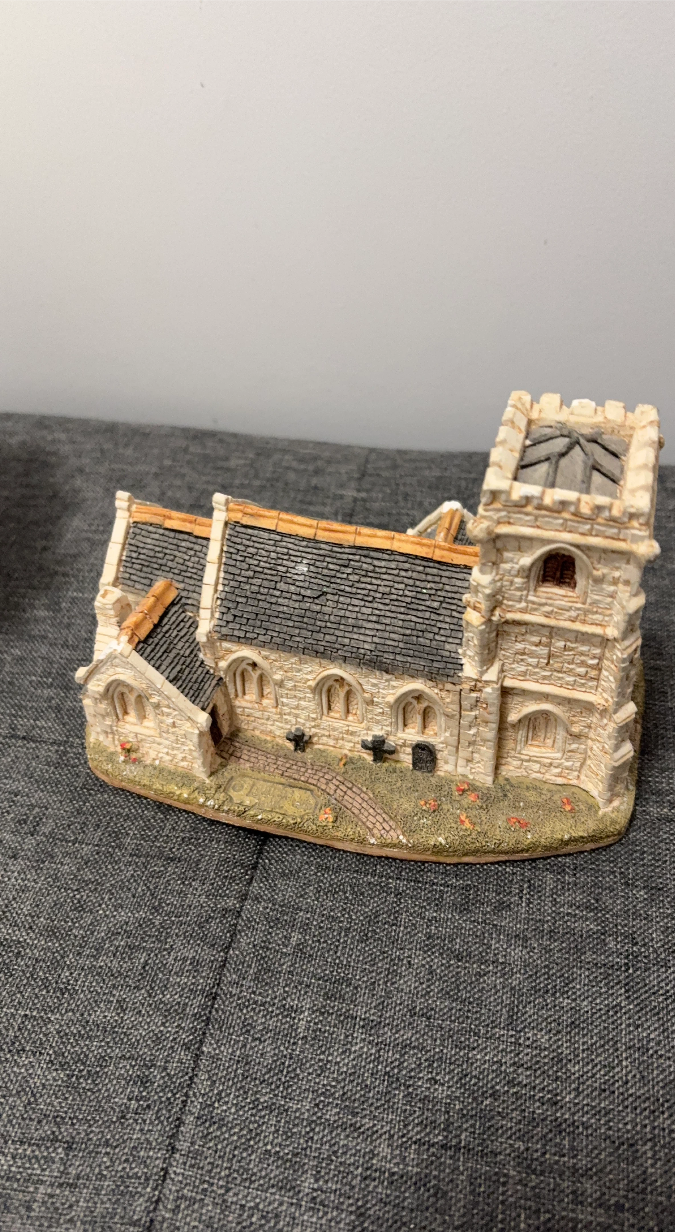 Miniature Church Building Figurine