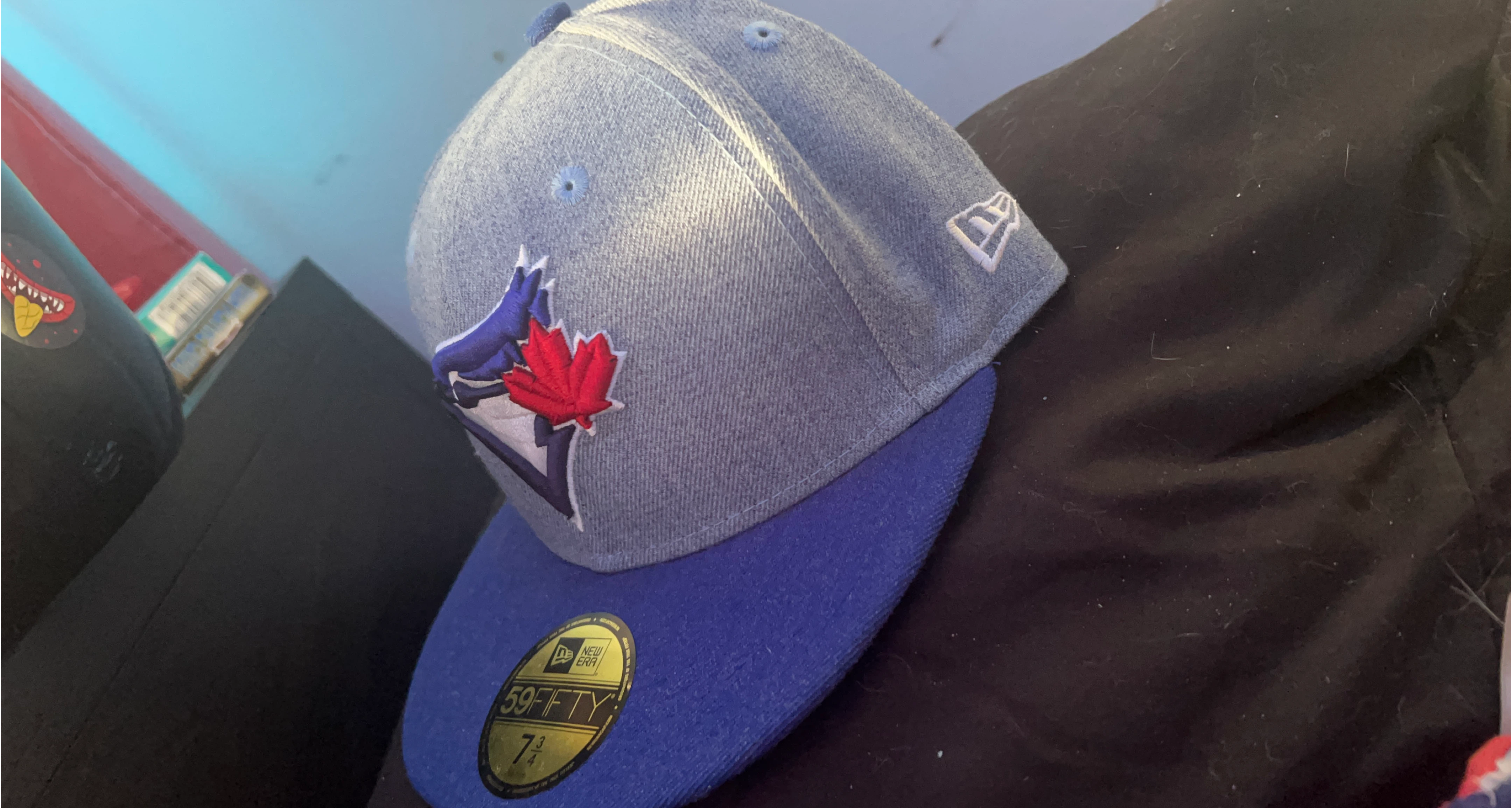 New Era 59FIFTY Toronto Blue Jays Fitted Hat Size 7 3/4