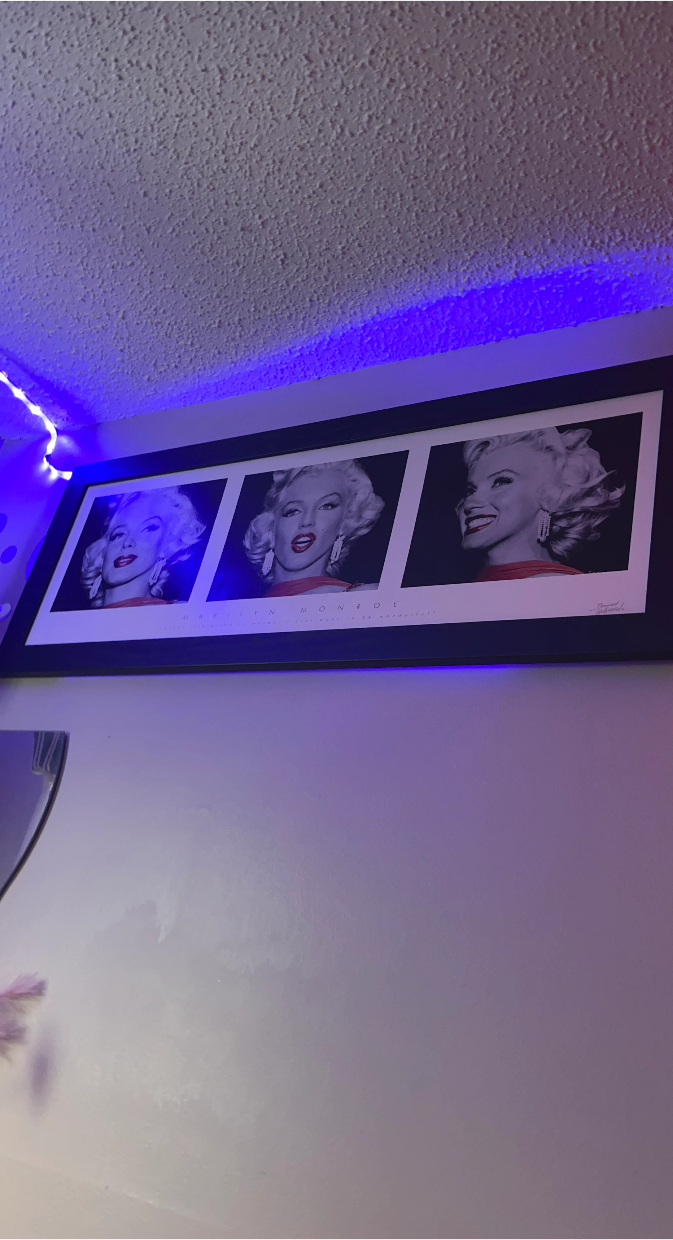 Marilyn Monroe Triple Portrait Framed Print