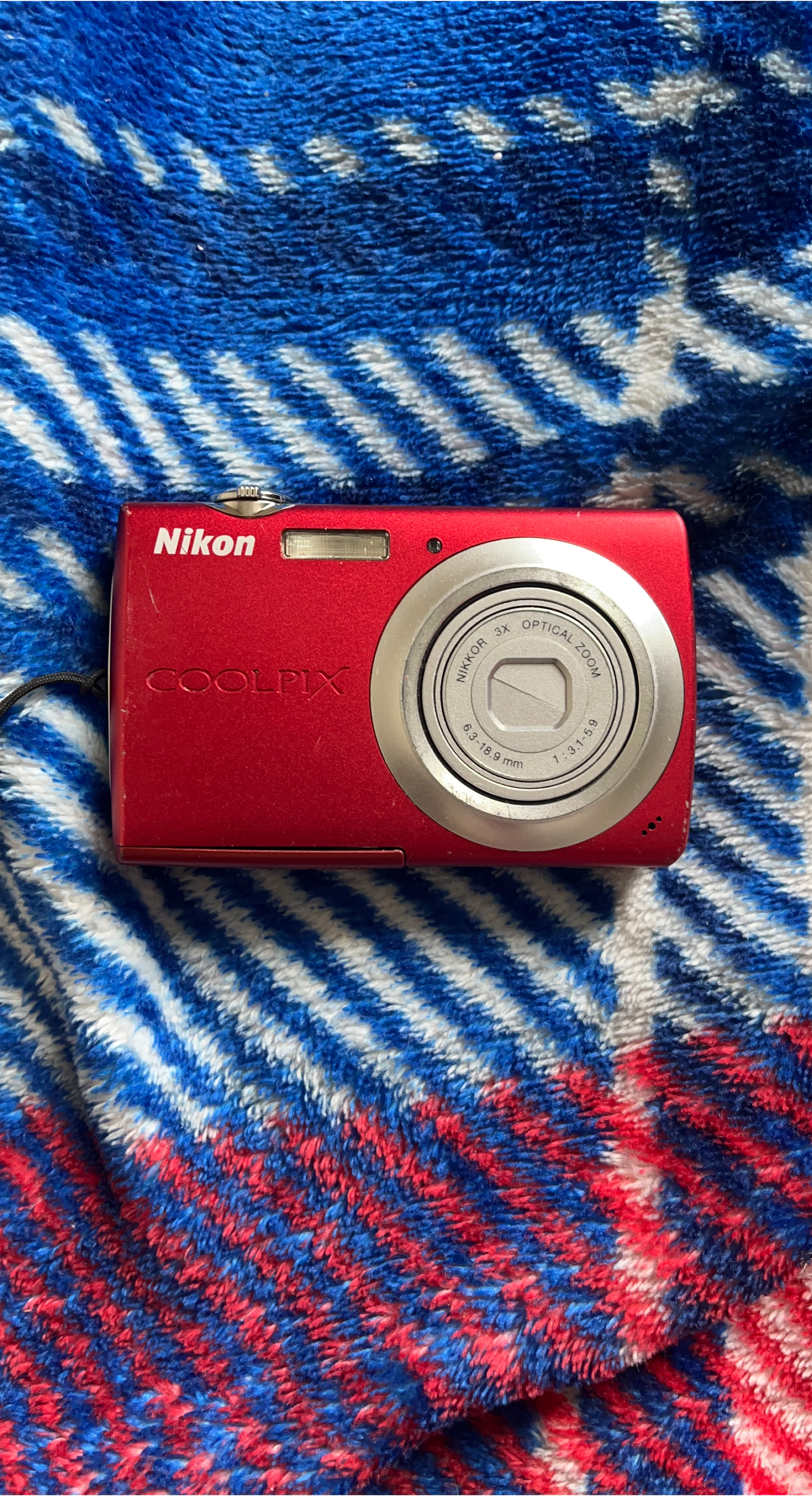 Nikon COOLPIX Red Digital Camera