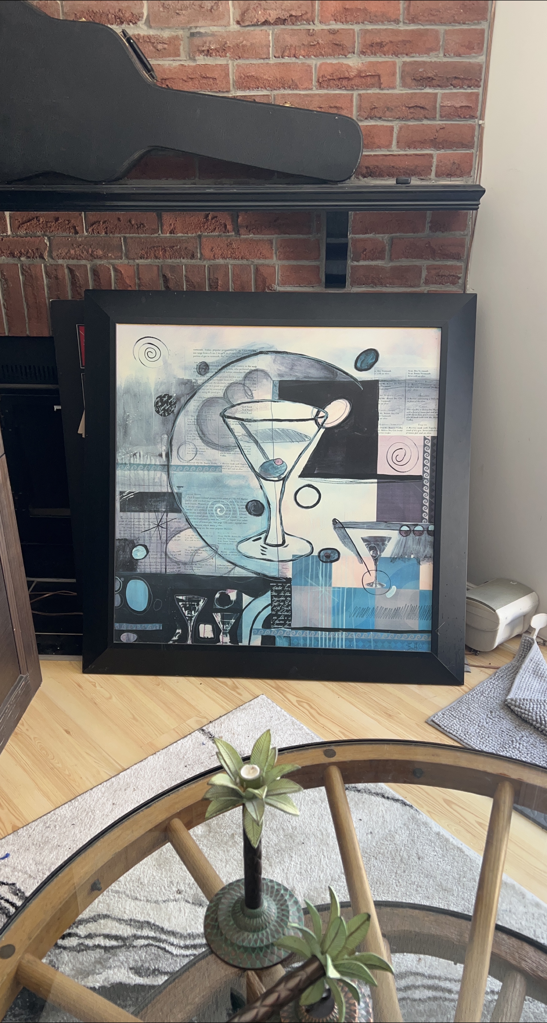 Framed Martini Art Print