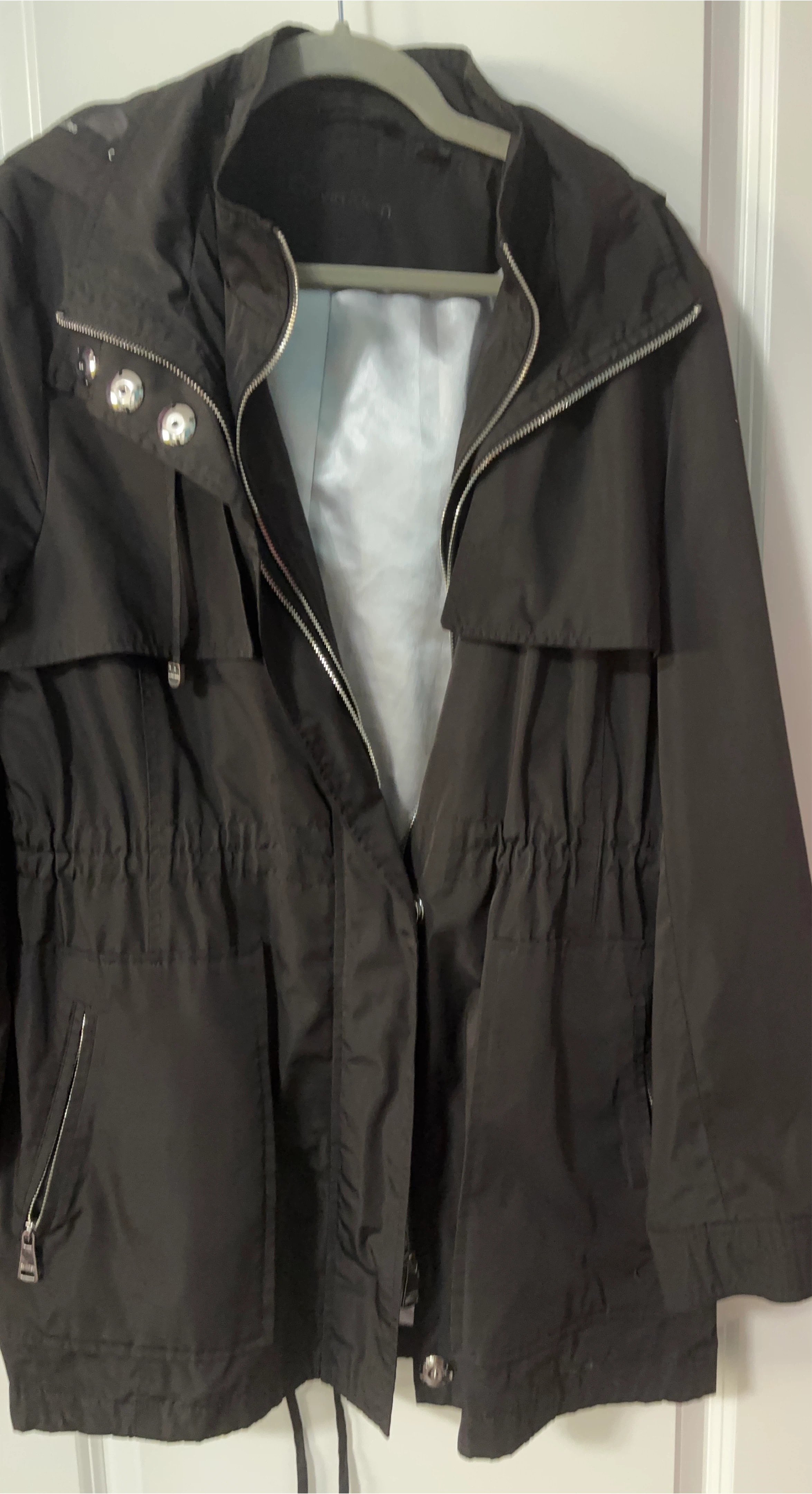 🏆Calvin Klein Black Anorak Jacket