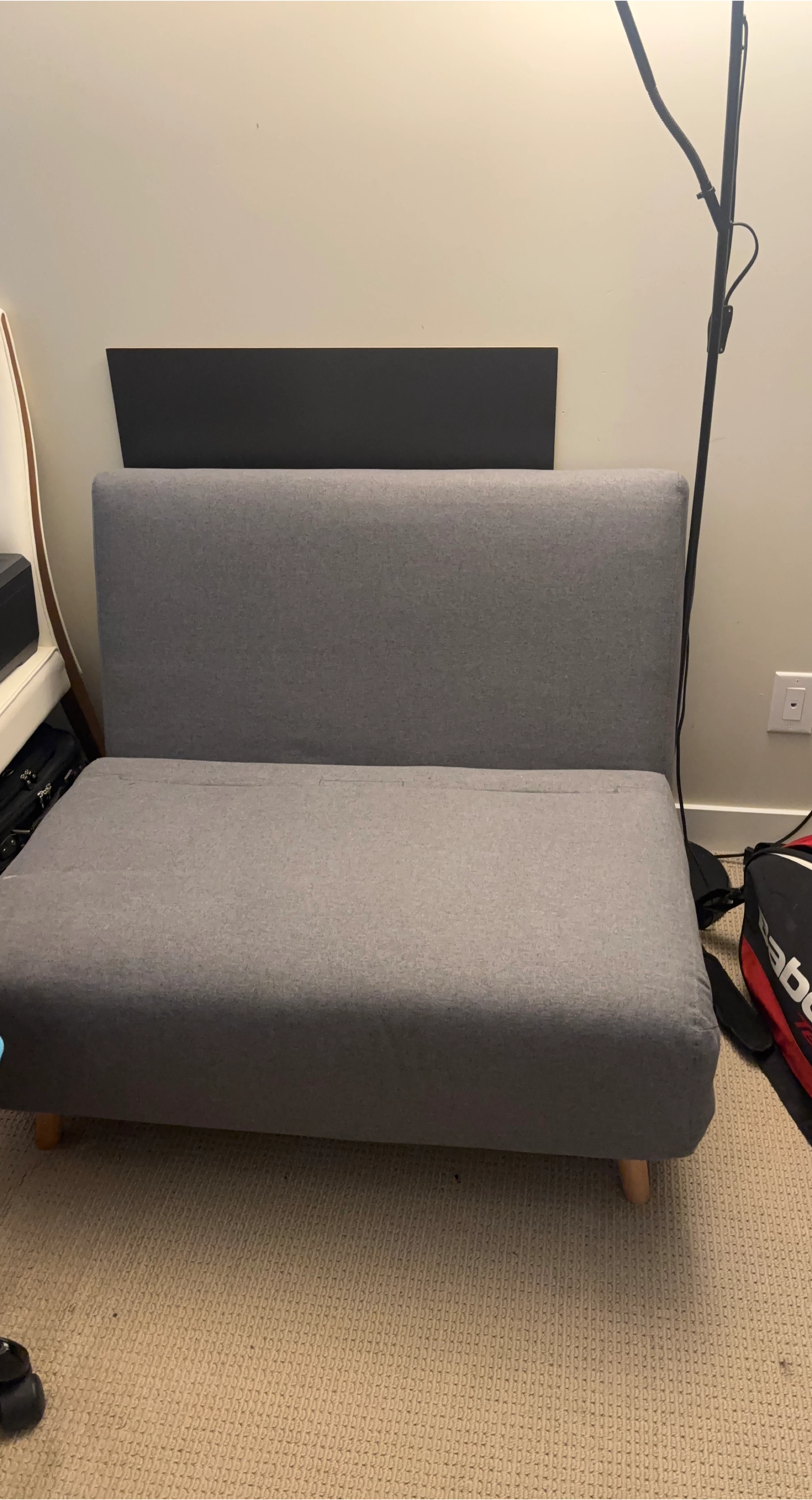 Stylish Gray Möbler Brand Fabric Sofa Sleeper (Discontinued)