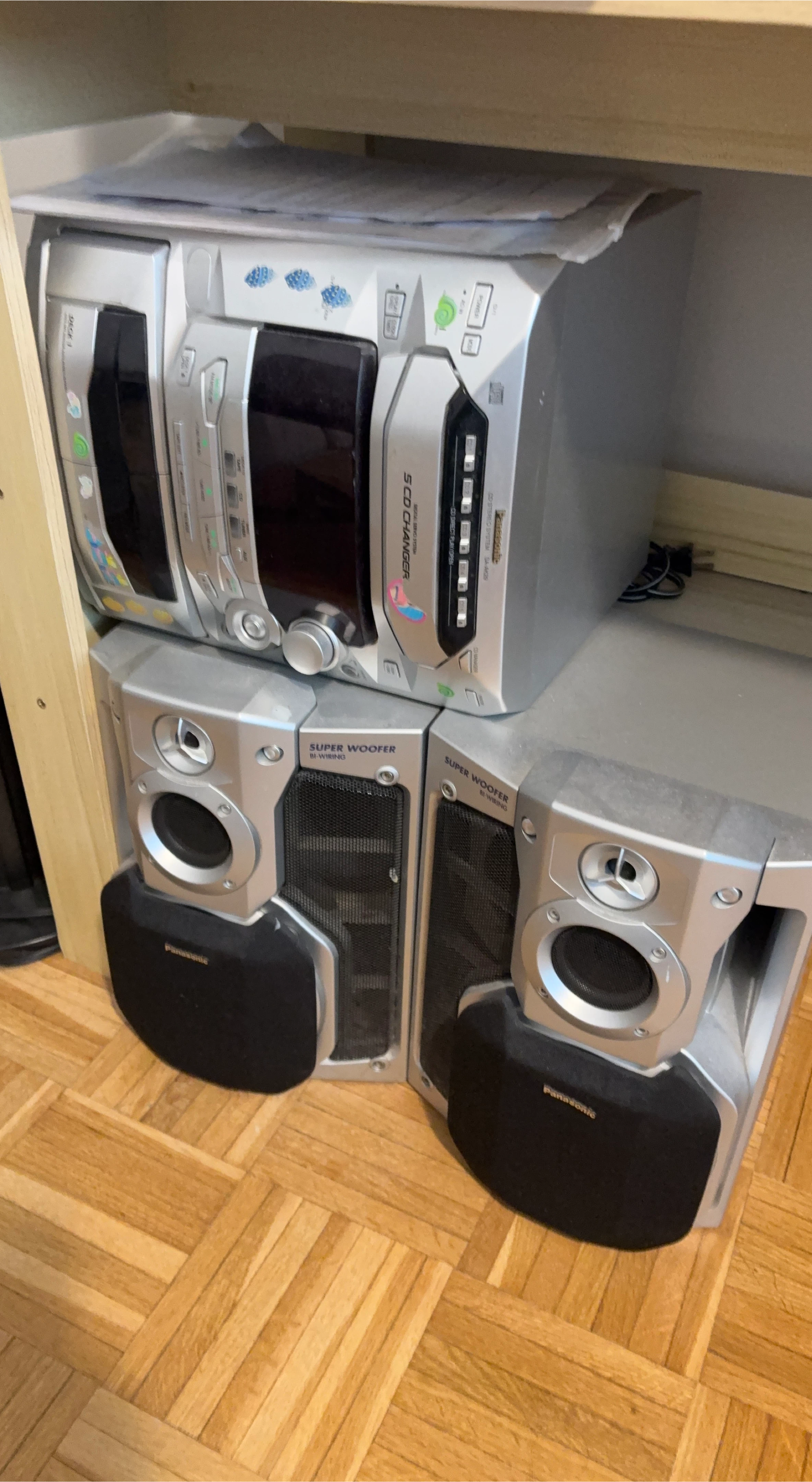 Panasonic Stereo System with Super Woofer Speakers