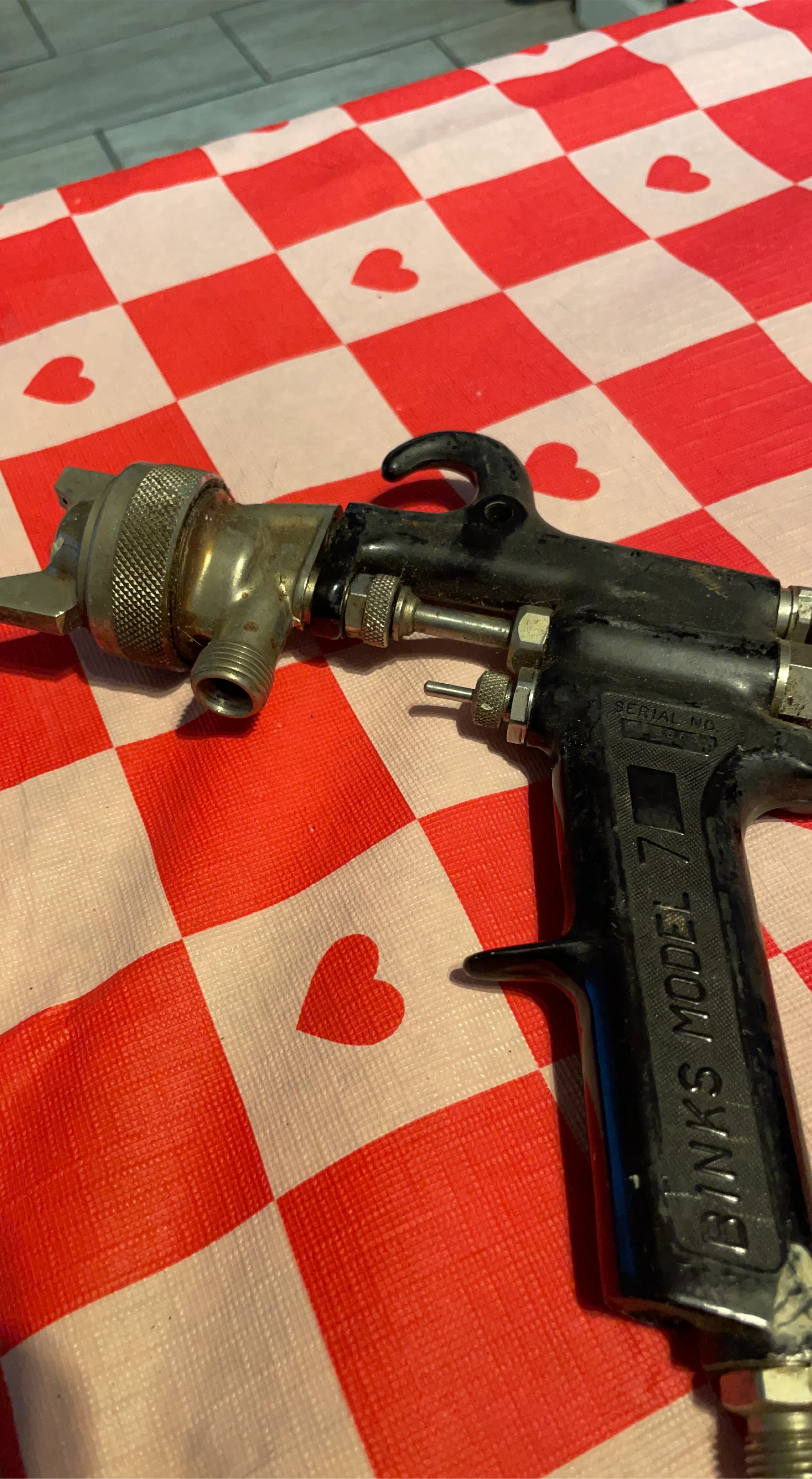 Binks Model 7 Spray Gun