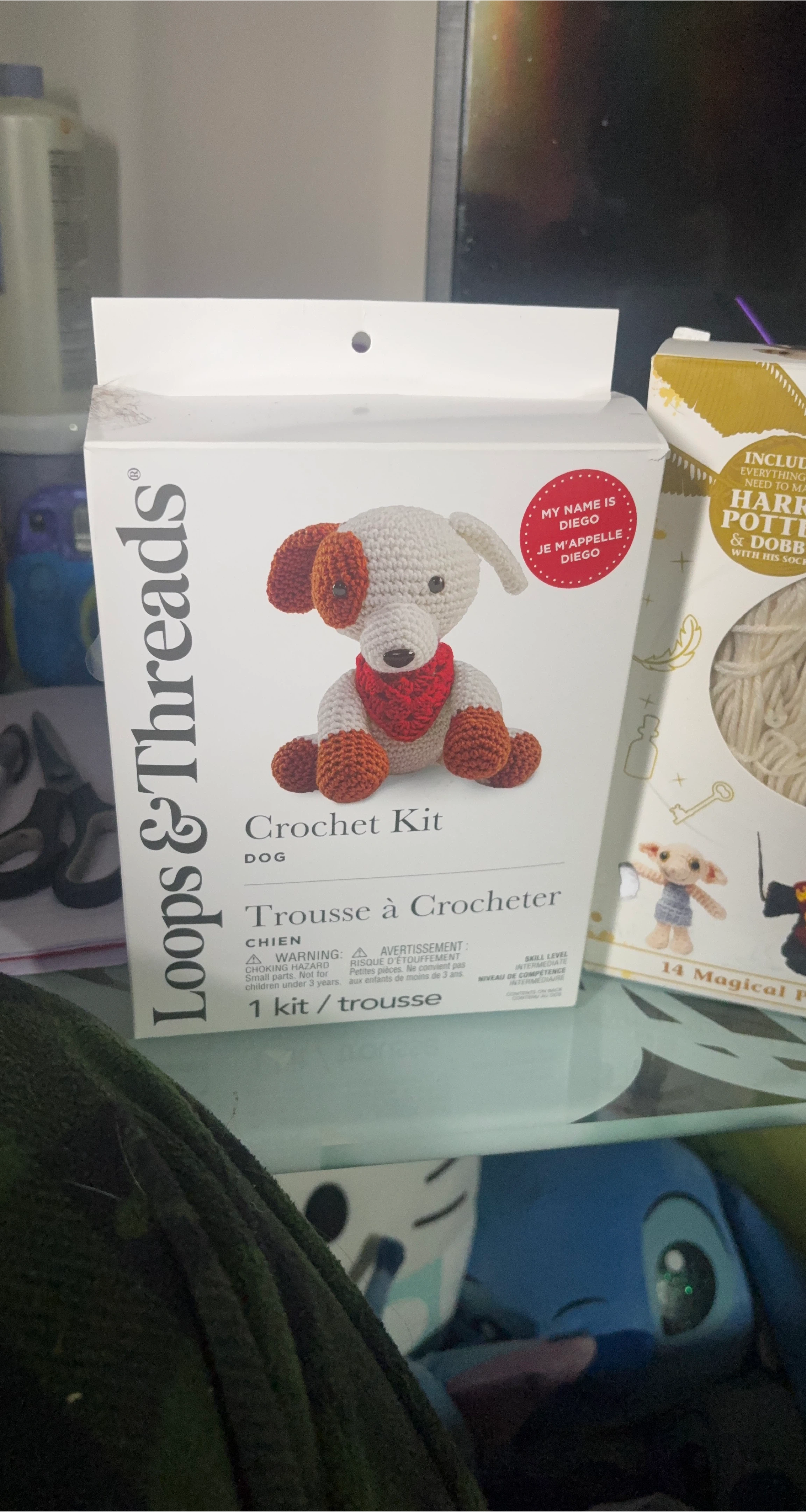 Loops & Threads Crochet Kit Dog (Diego)