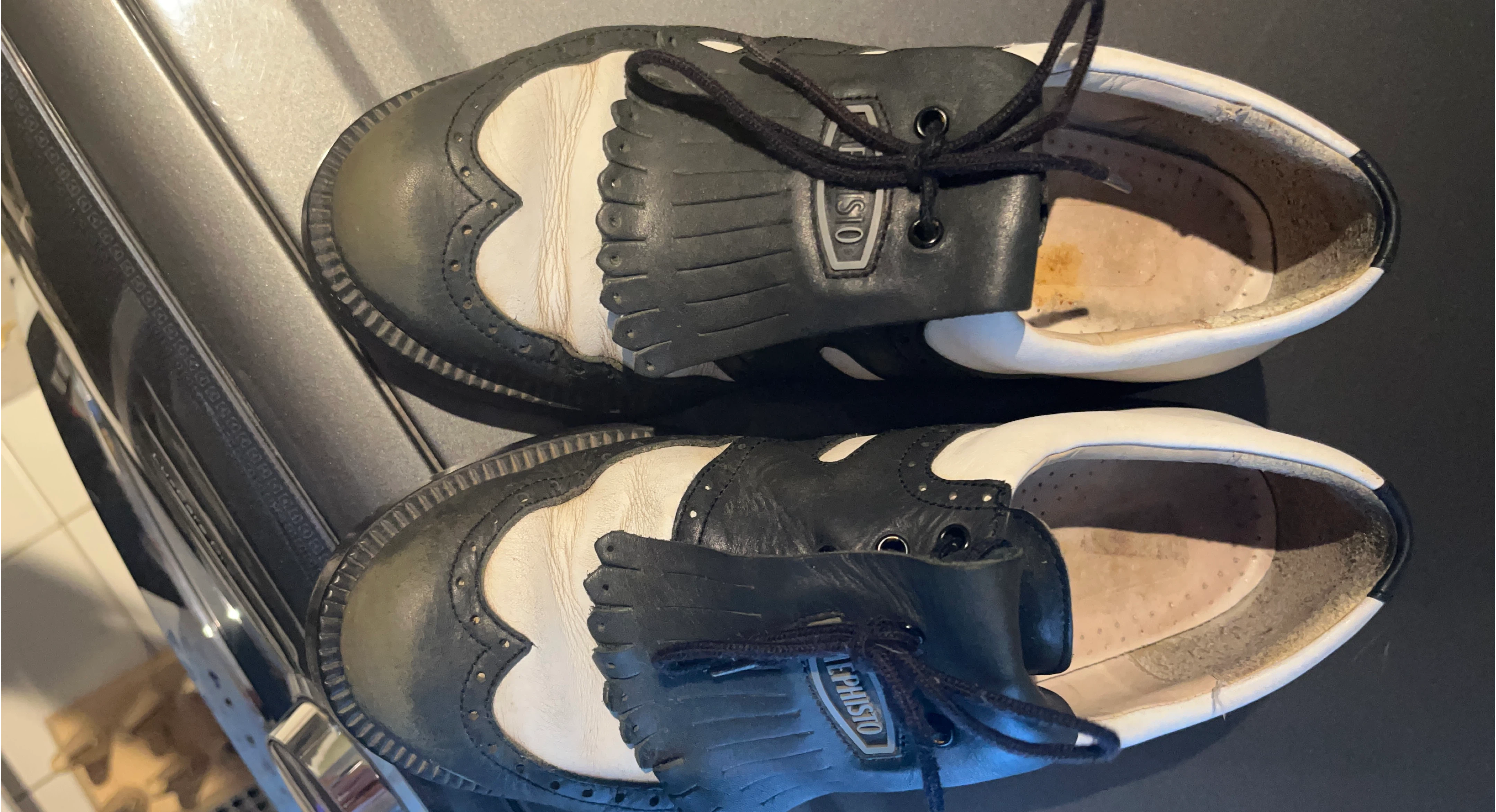 Mephisto Ladies Leather Wingtip Golf Shoes