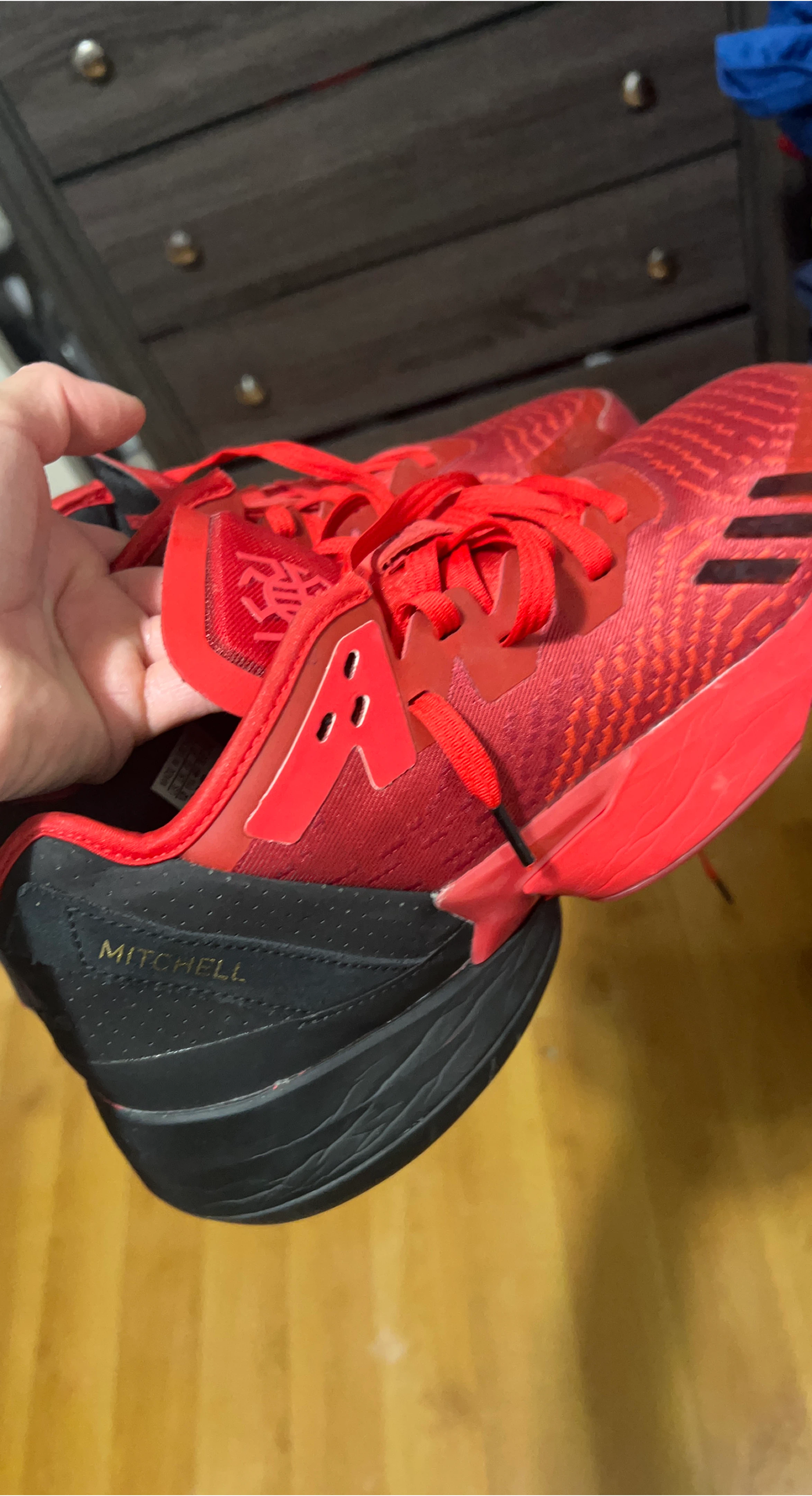 Adidas Don Issue #2 "Mitchell" Basketball Shoes Red Black