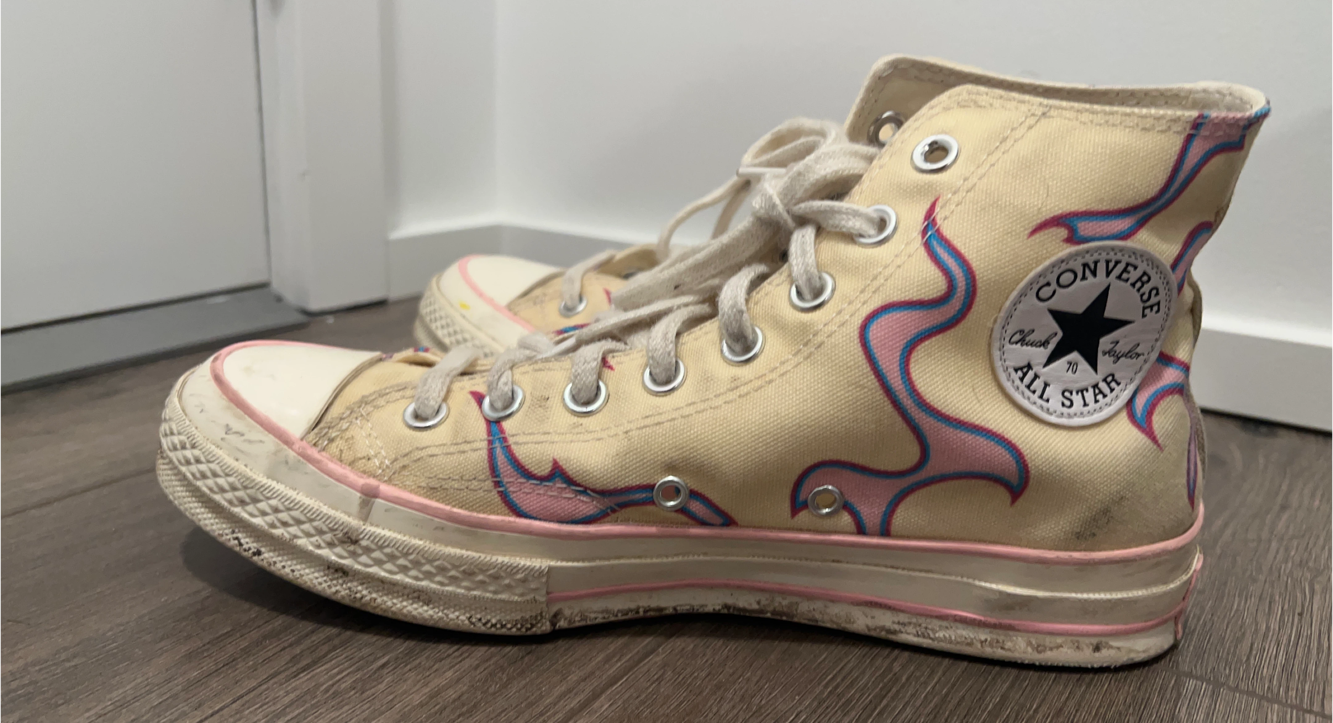 GOLF Tyler, The Creator Chuck Taylor High Top Flame Shoes