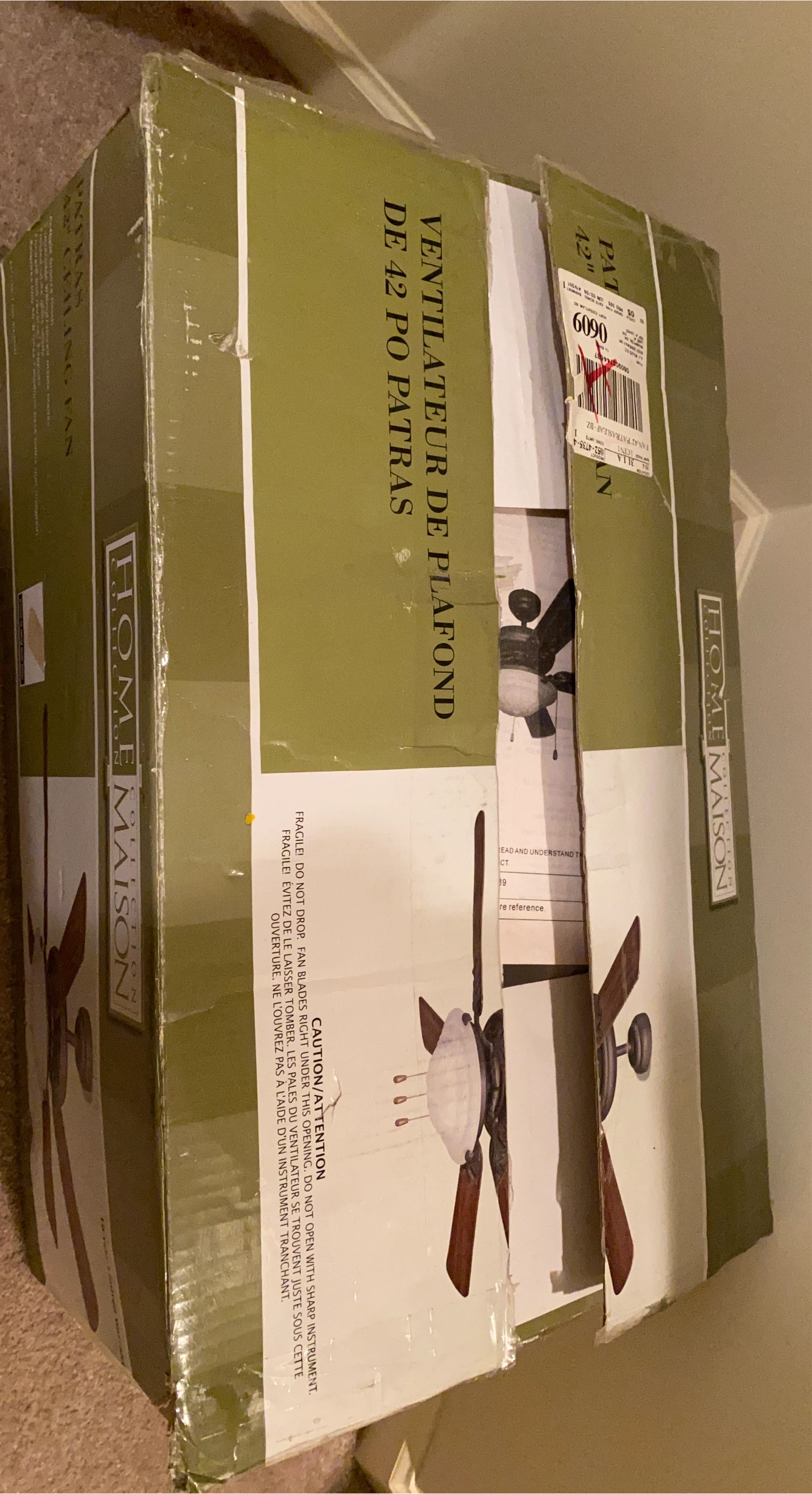 Home Maison Patras 42" Ceiling Fan