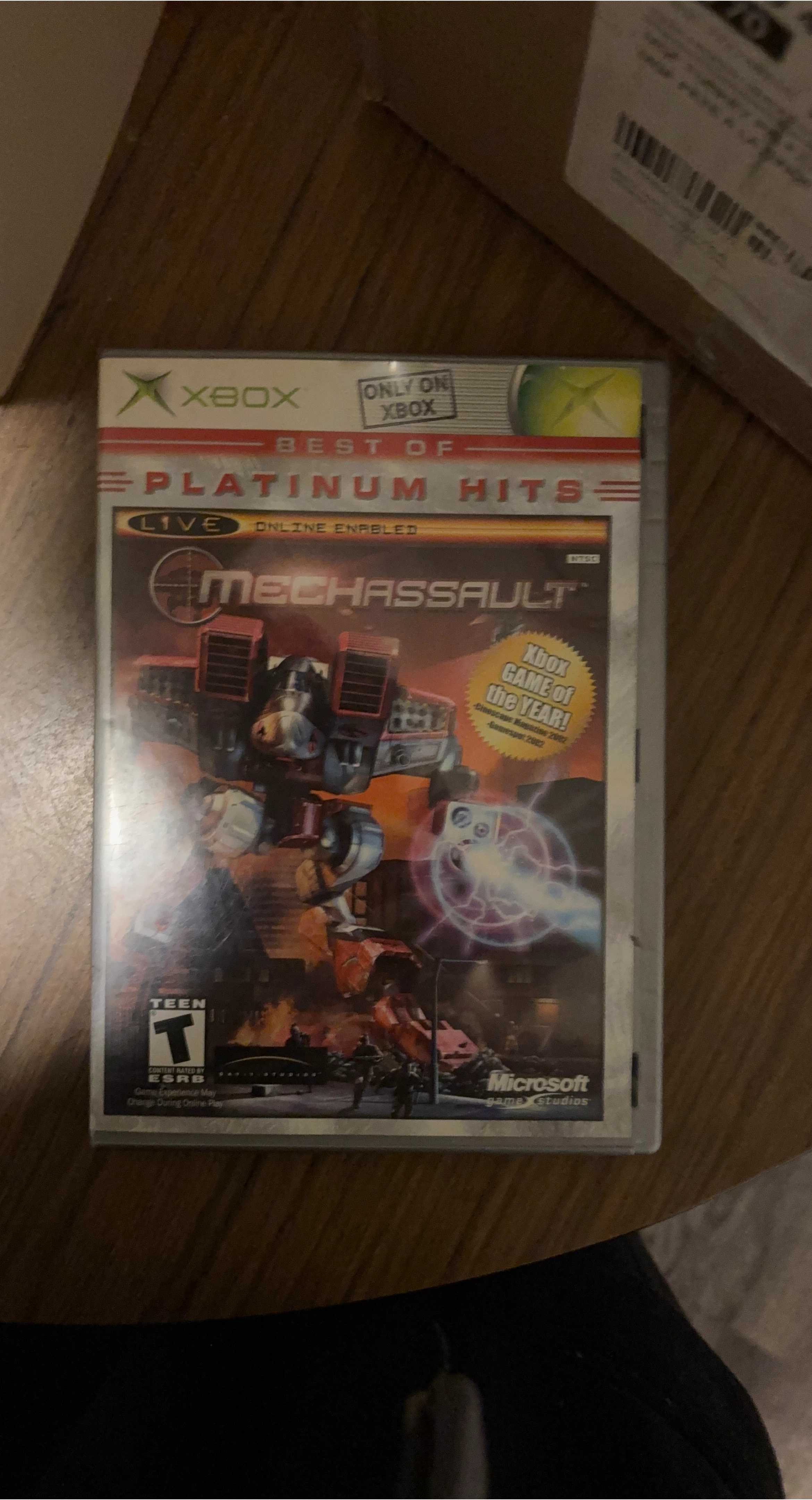 MechAssault Best of Platinum Hits Xbox Game