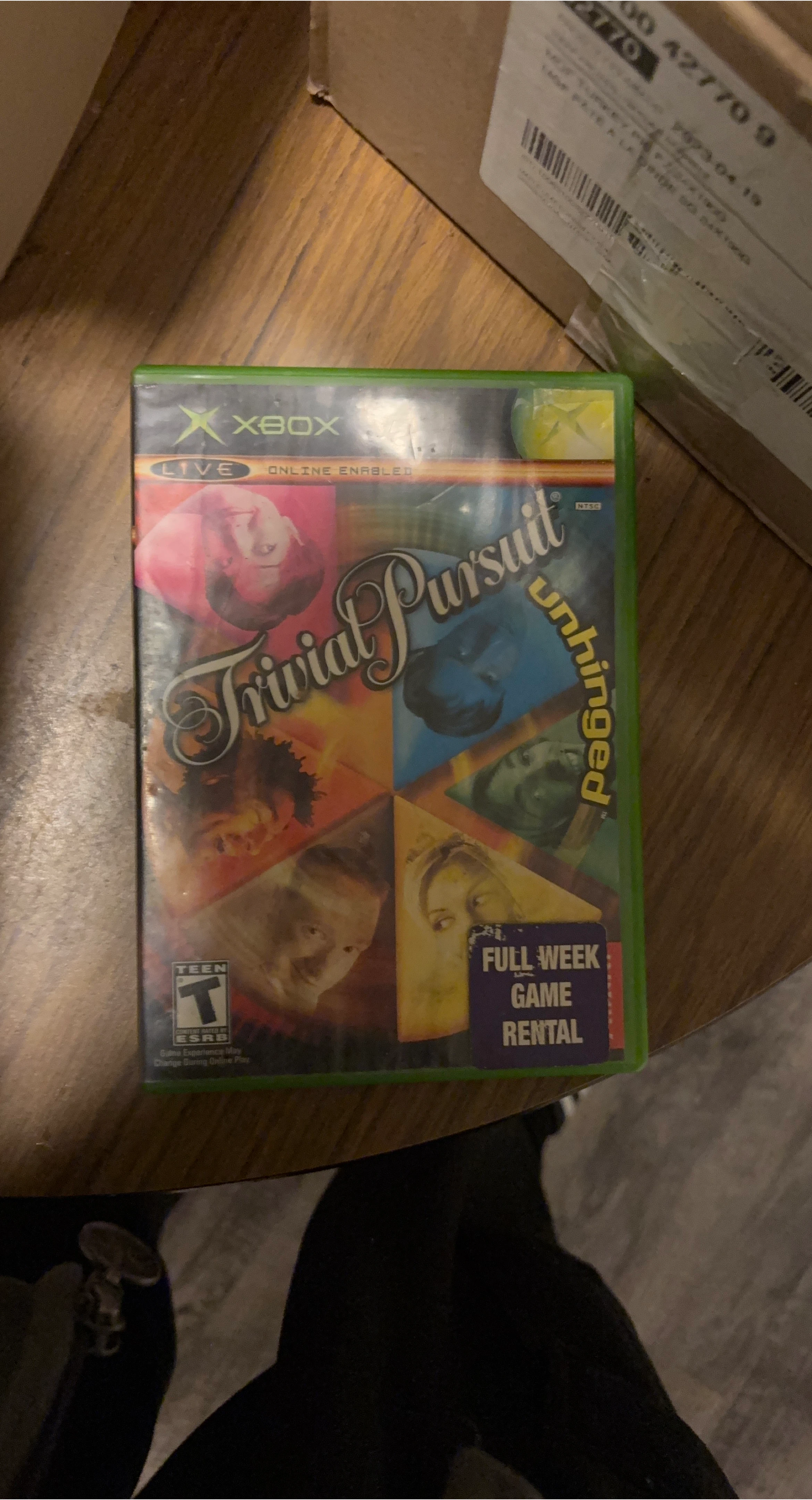 Xbox Trivial Pursuit Unhinged Game