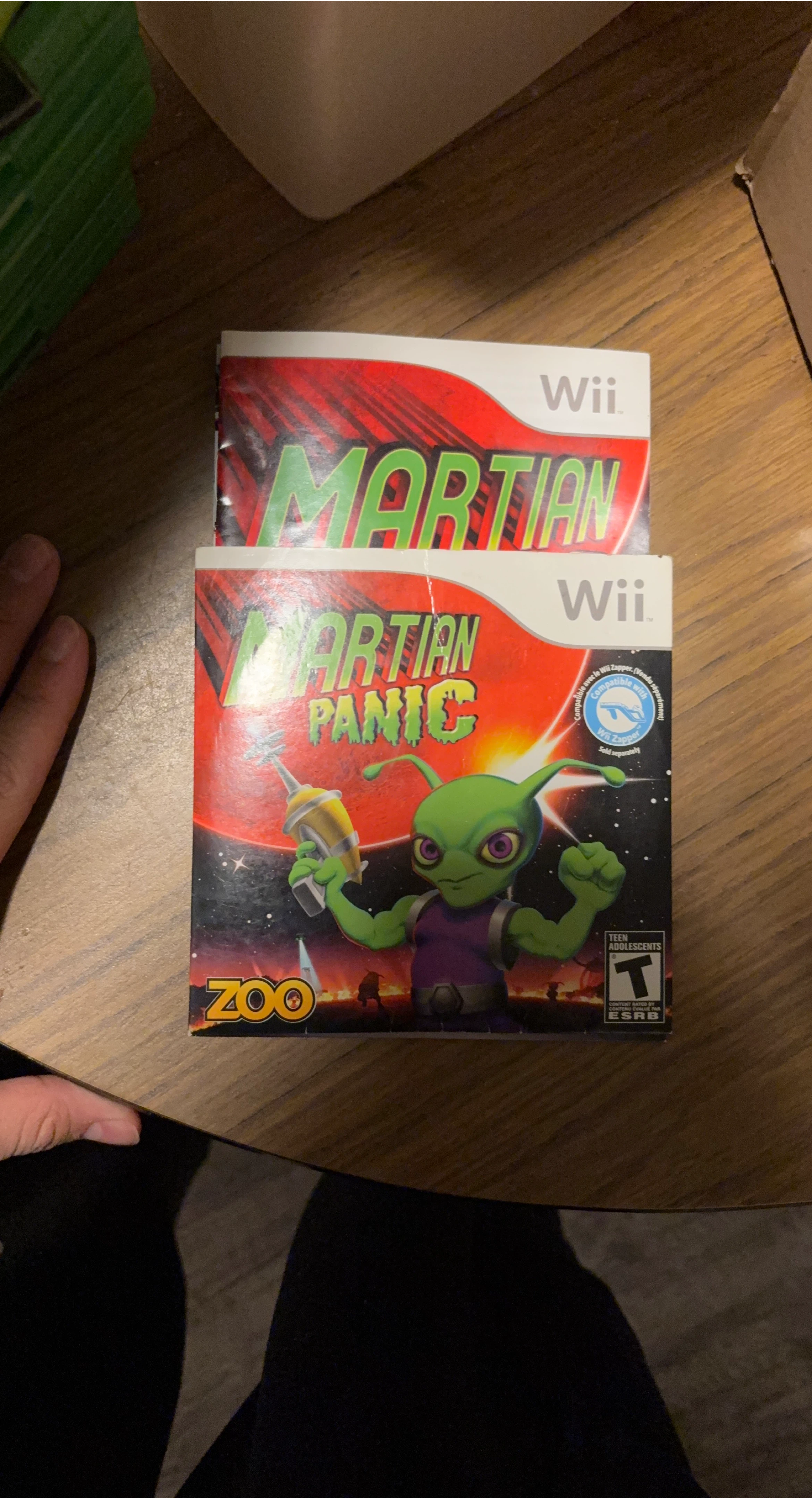 Wii Martian Panic Video Game