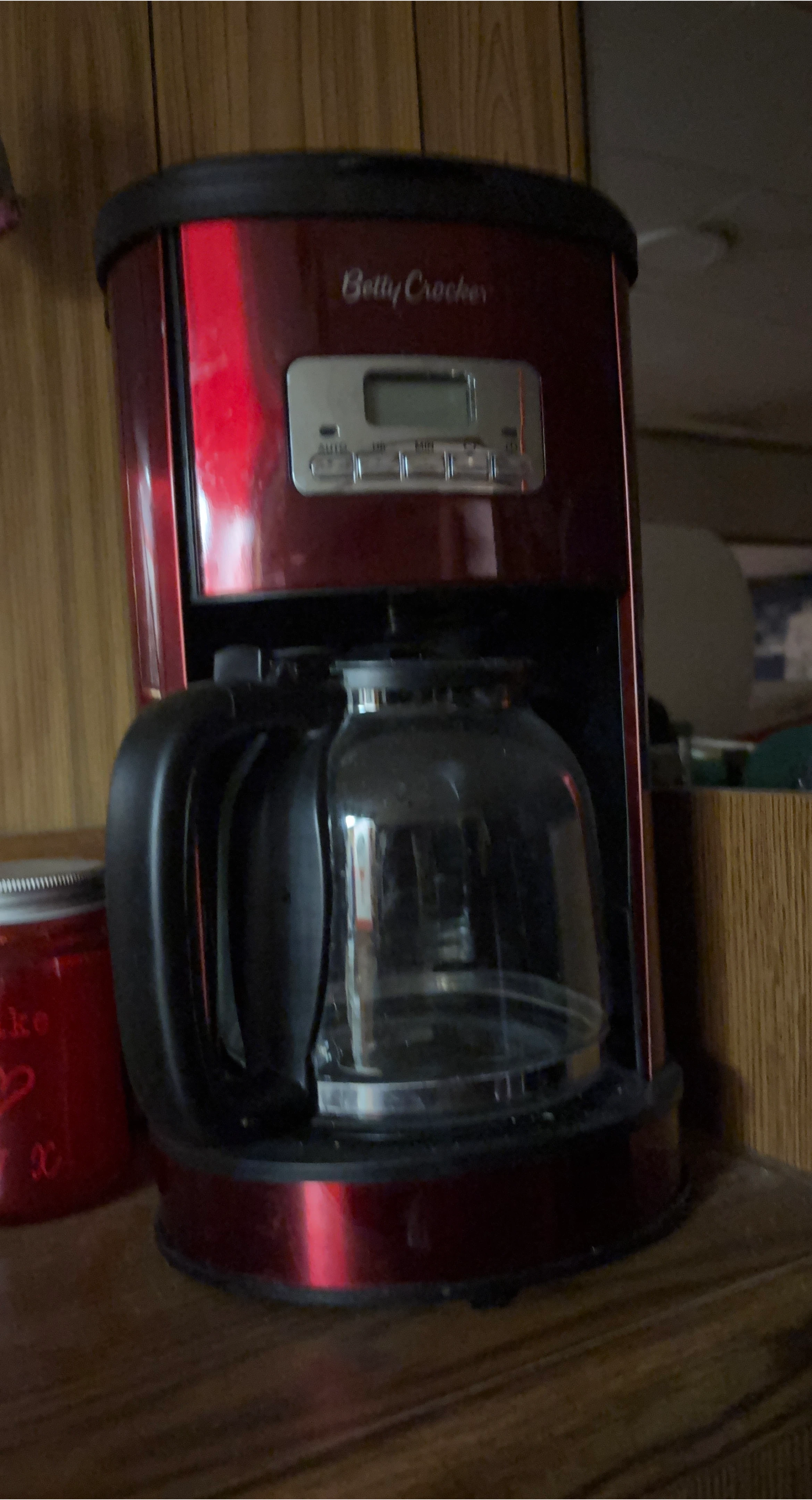 Betty Crocker Red Coffee Maker