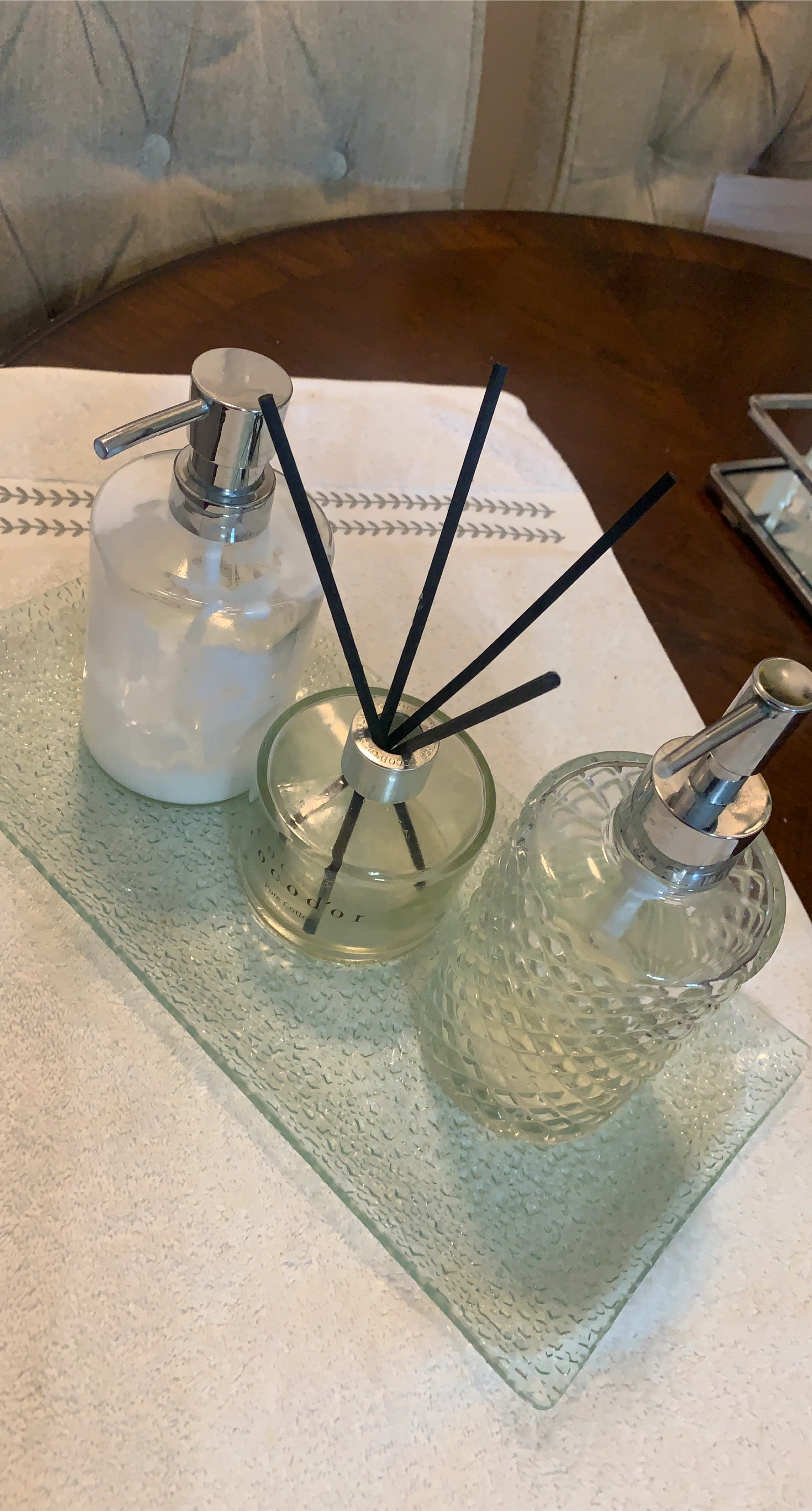 Copa d'Or Pure Cotton Reed Diffuser & Soap Dispenser Set