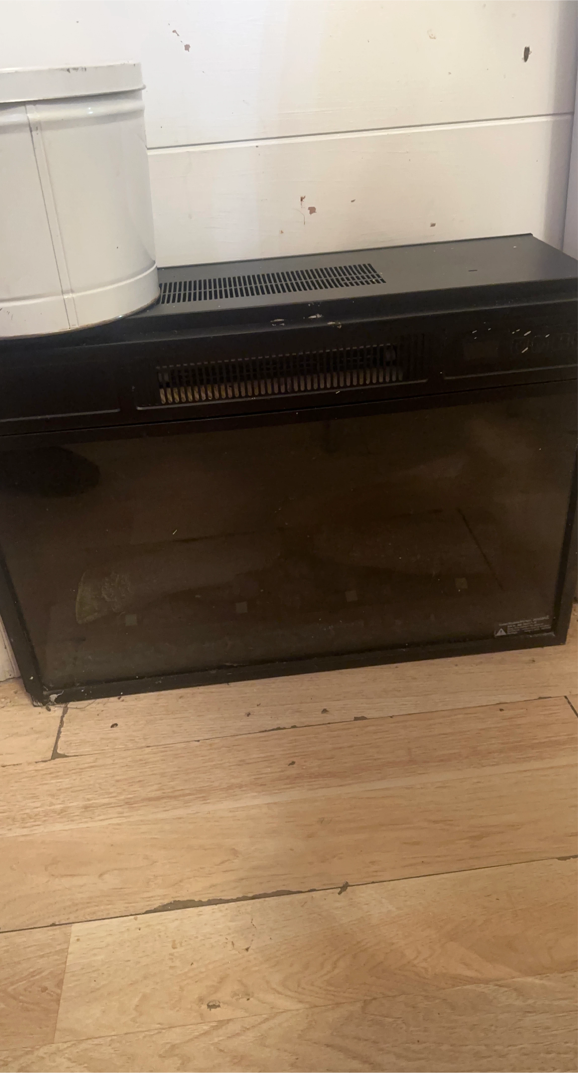 Black Electric Fireplace Heater
