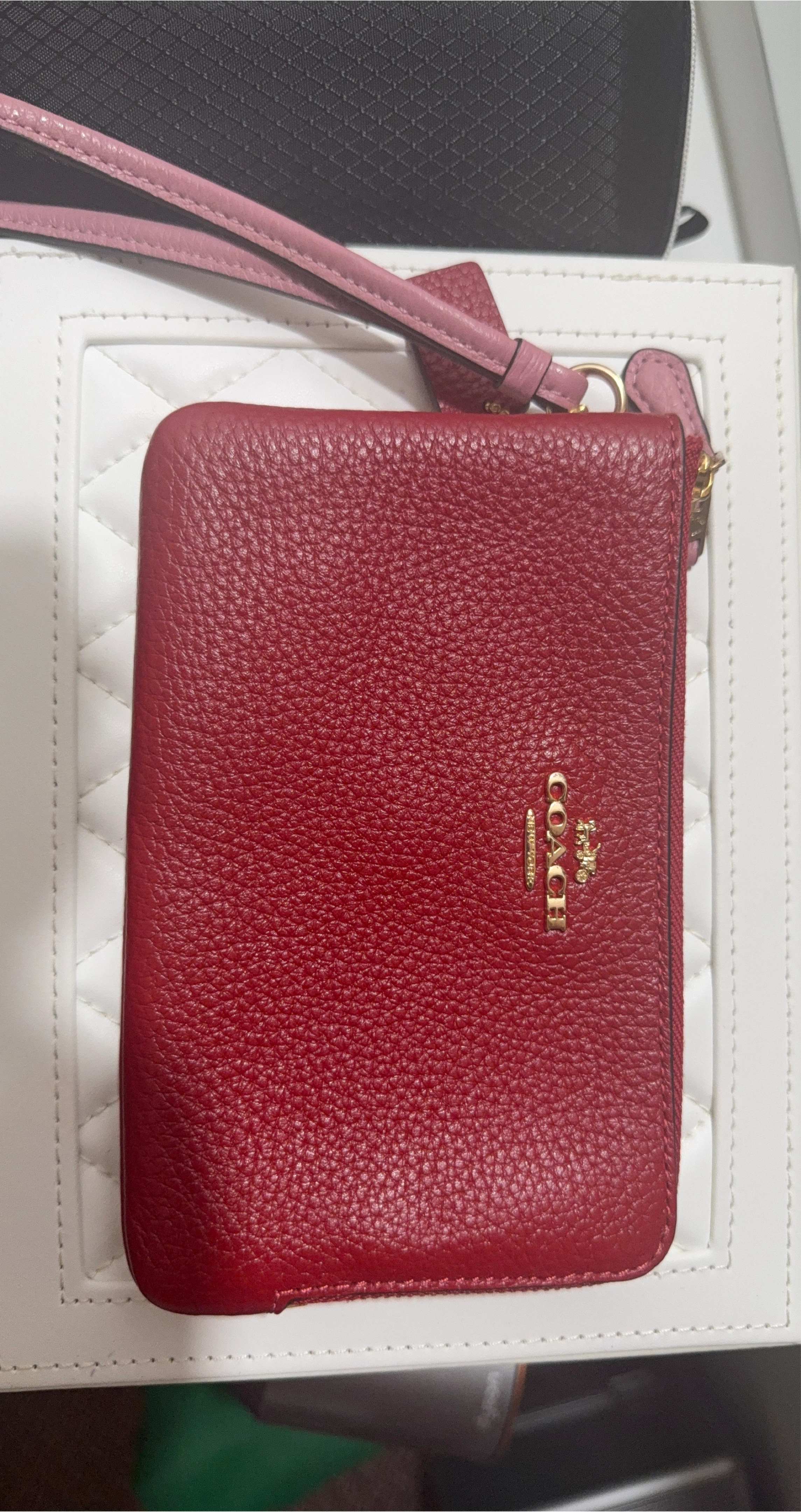 Coach Double Zip Wristlet
