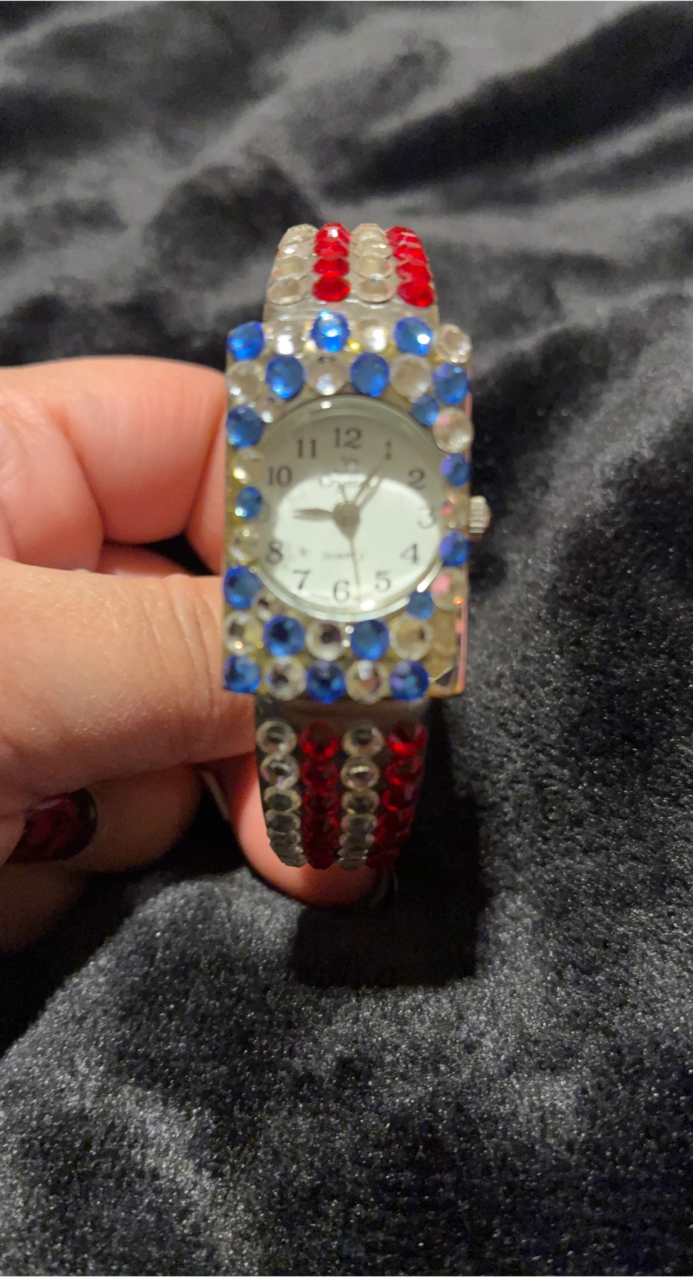 Jimmy Crystal Swarovski Accent Watch