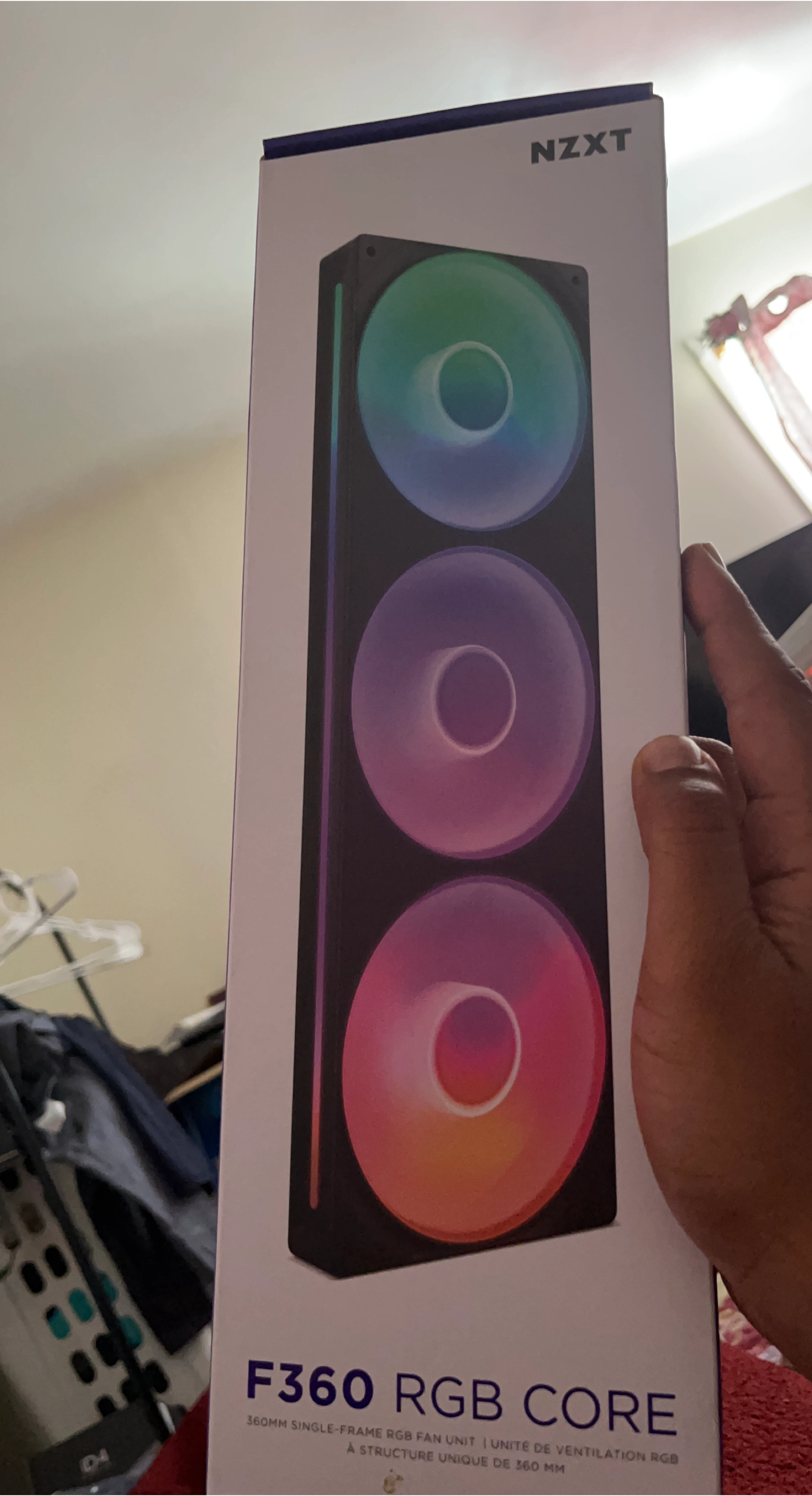 NZXT F360 RGB CORE 360mm Single-Frame RGB Fan Unit