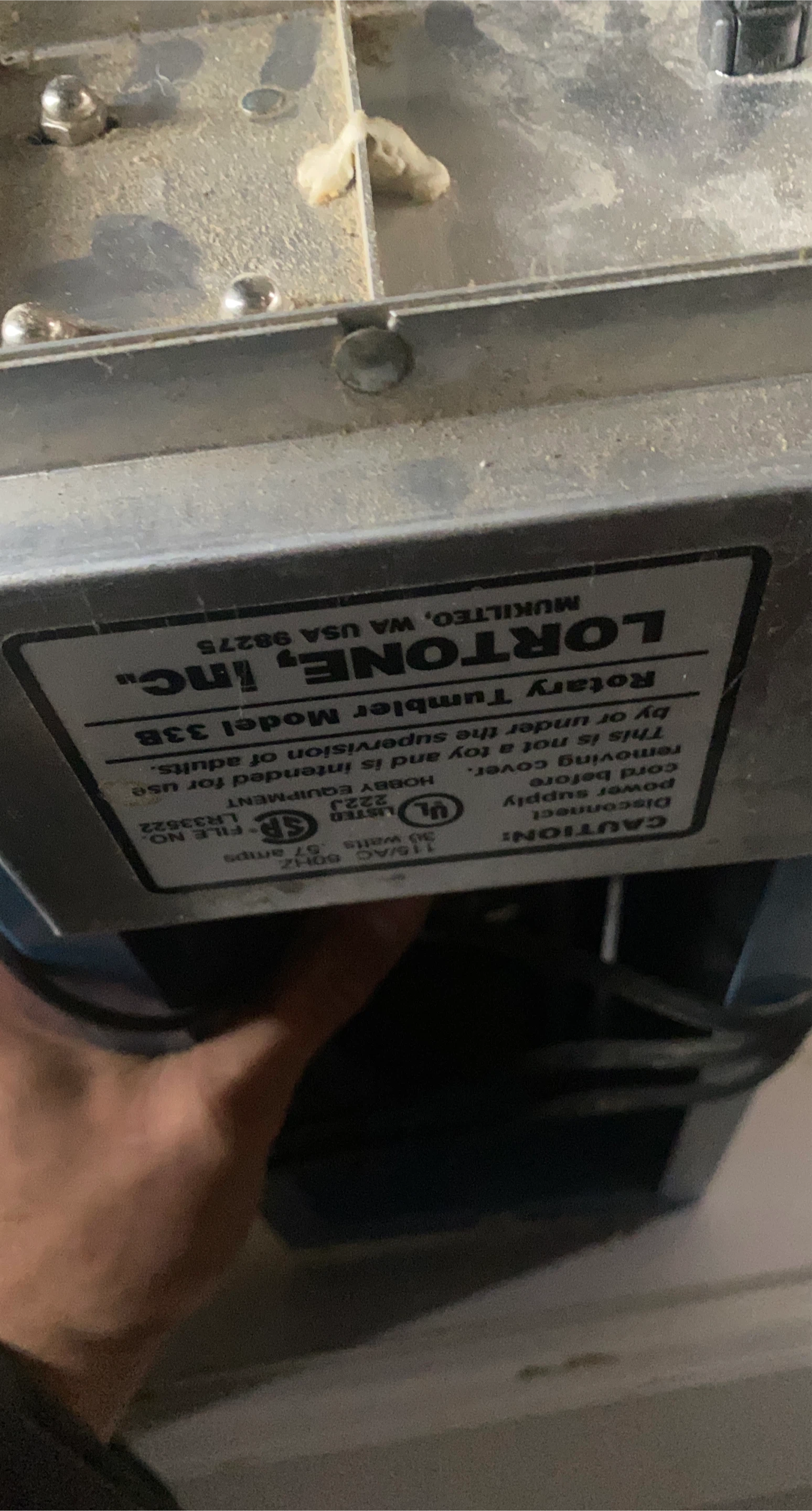 Lortone Rotary Tumbler Model 33B