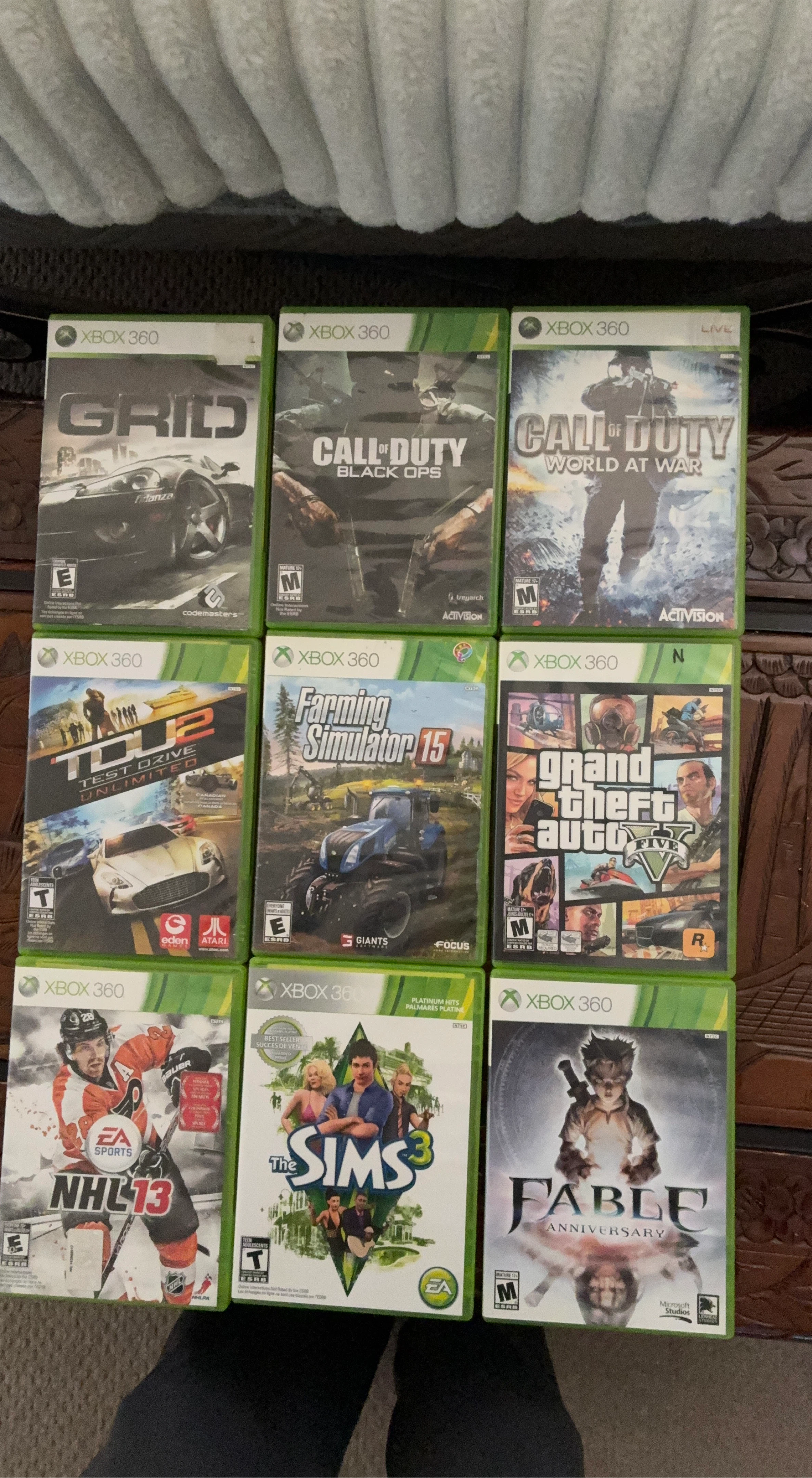 Xbox 360 assortment of games