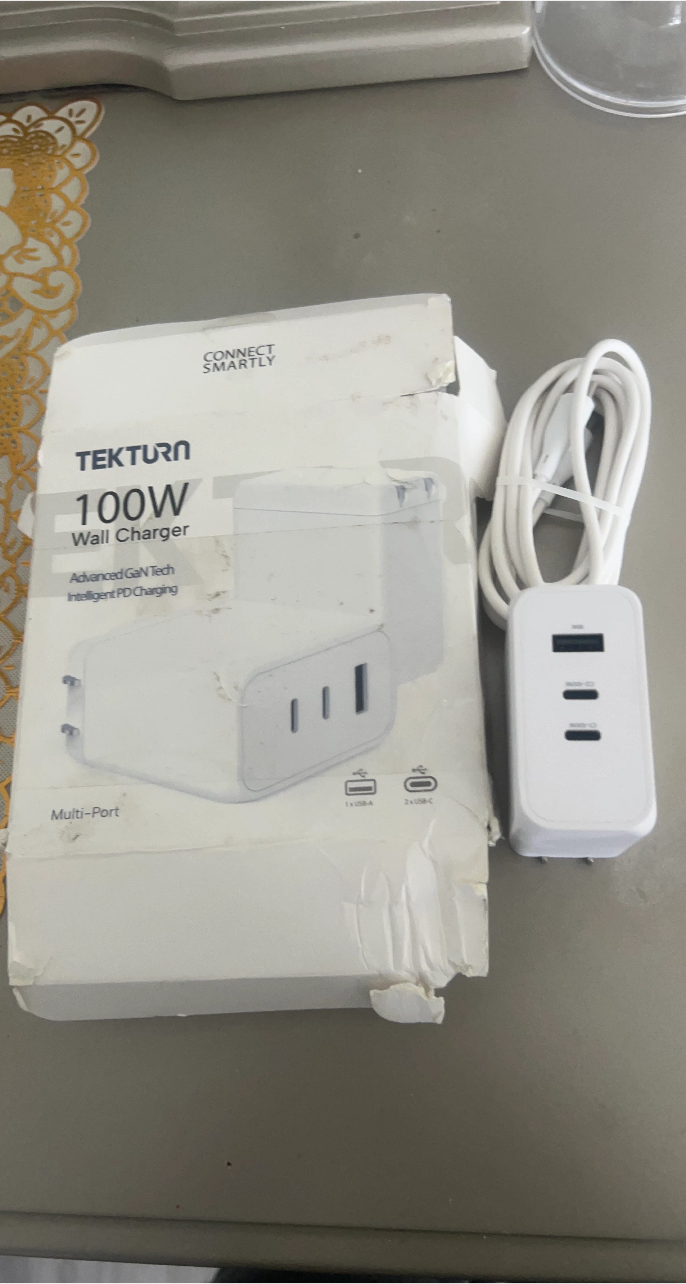 TEKTURN 100W Multi-Port Wall Charger