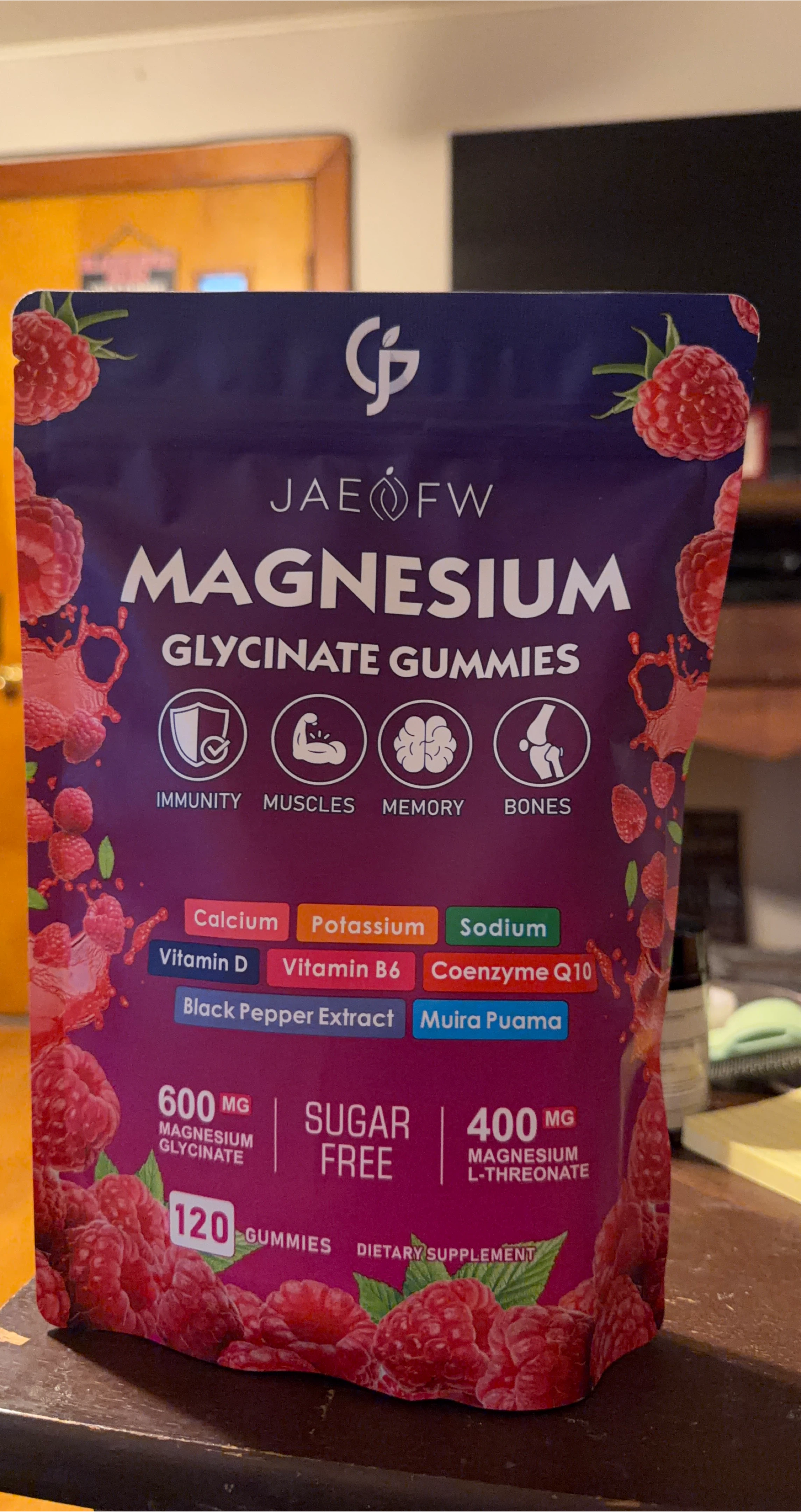 JAENFW Magnesium Glycinate Gummies 🏆