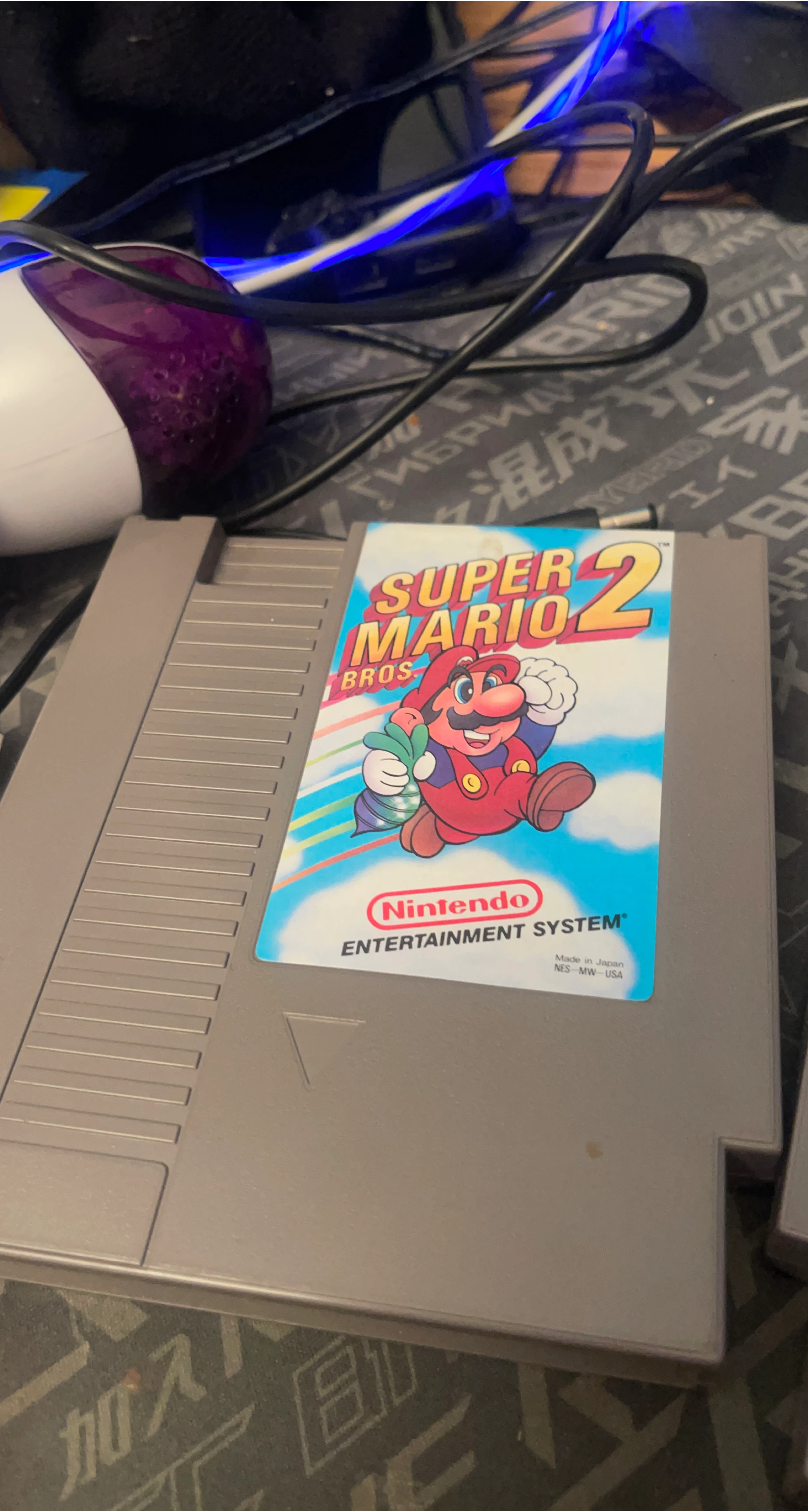 Super Mario Bros. 2 NES Game Cartridge