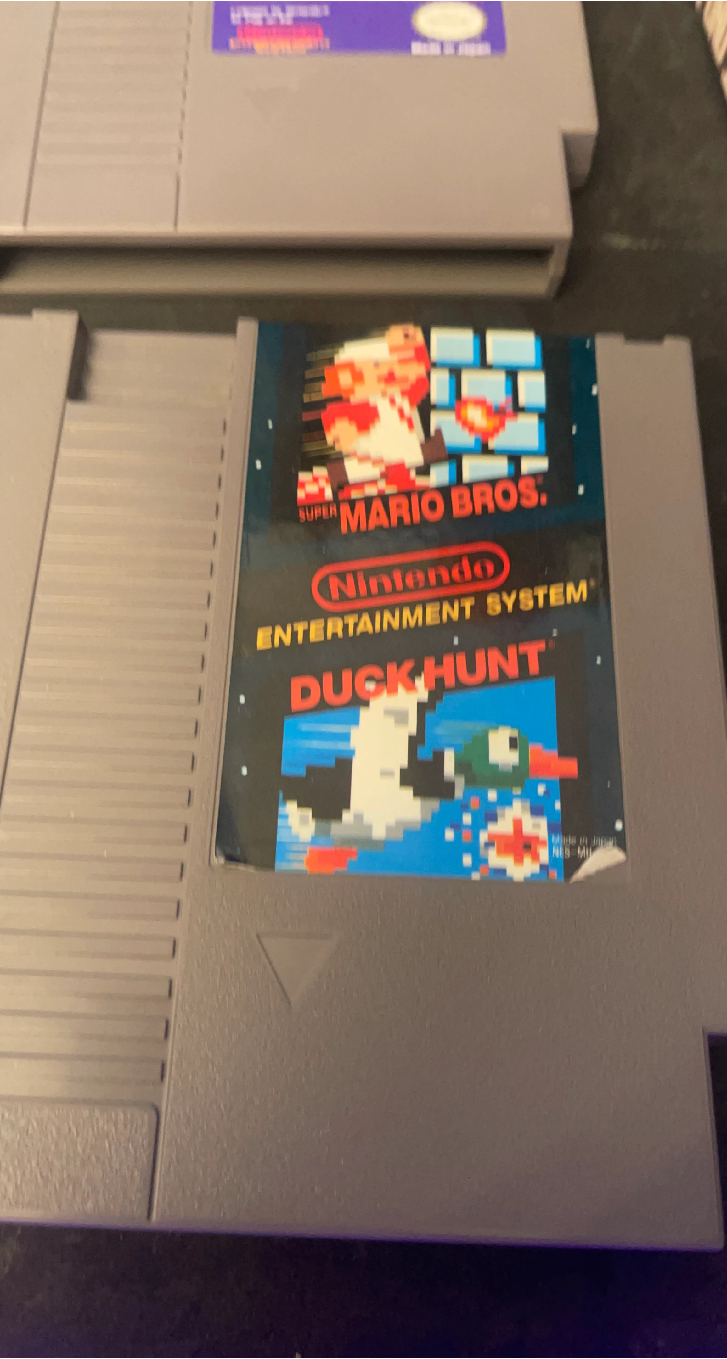 Nintendo Super Mario Bros. Duck Hunt NES Game Cartridge