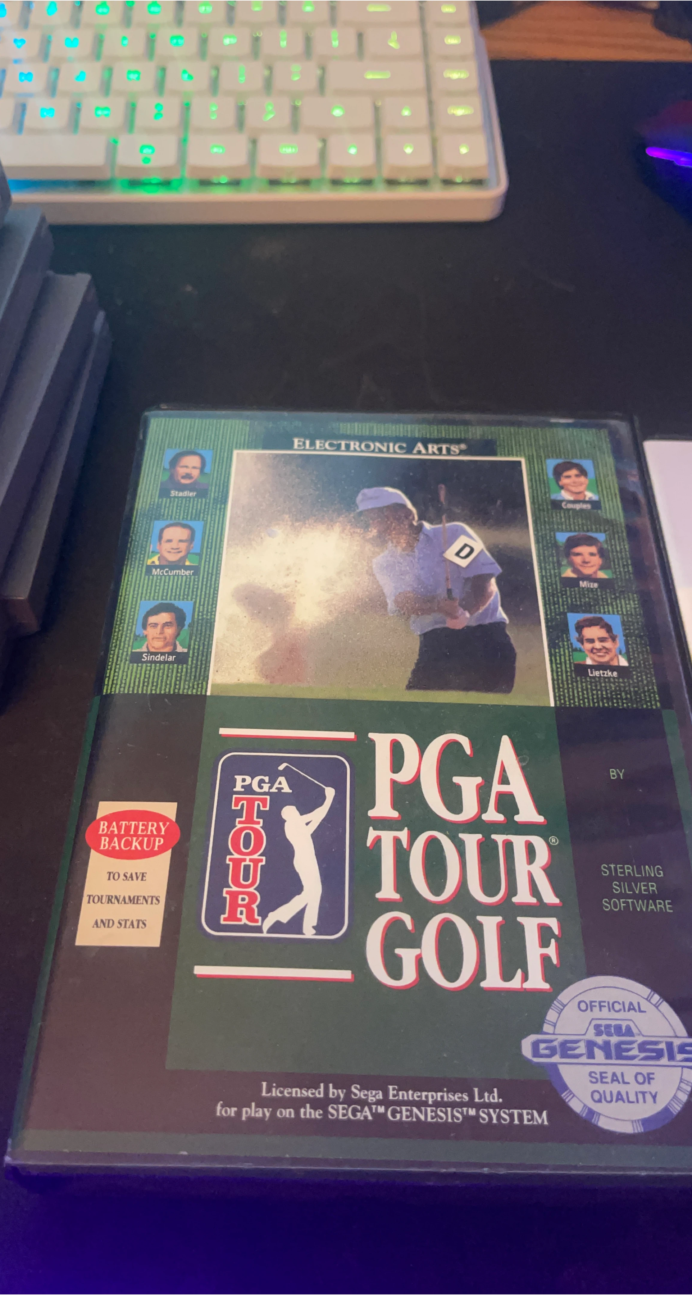 PGA Tour Golf Video Game for Sega Genesis