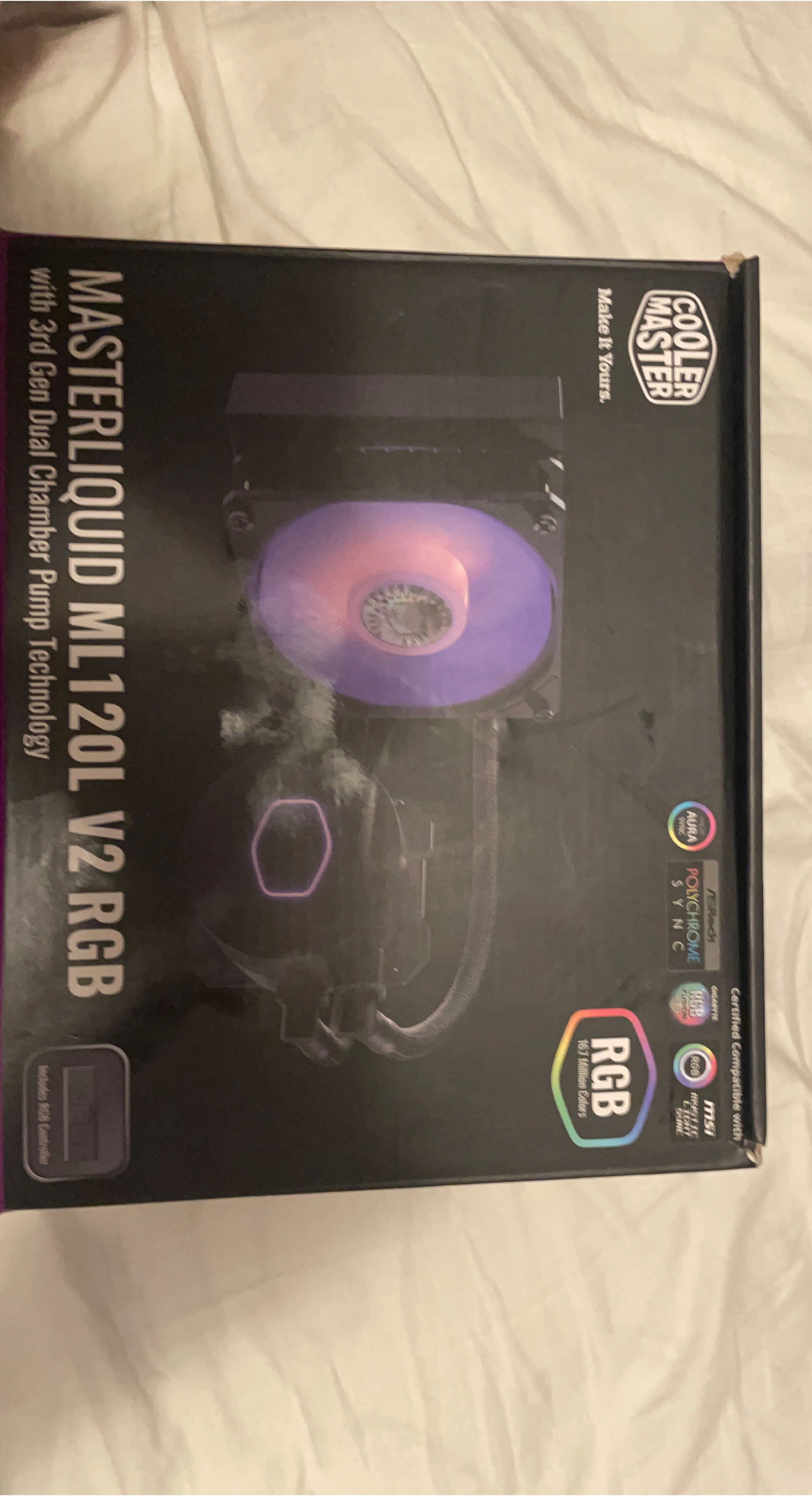 Cooler Master MasterLiquid ML120L V2 RGB Liquid CPU Cooler