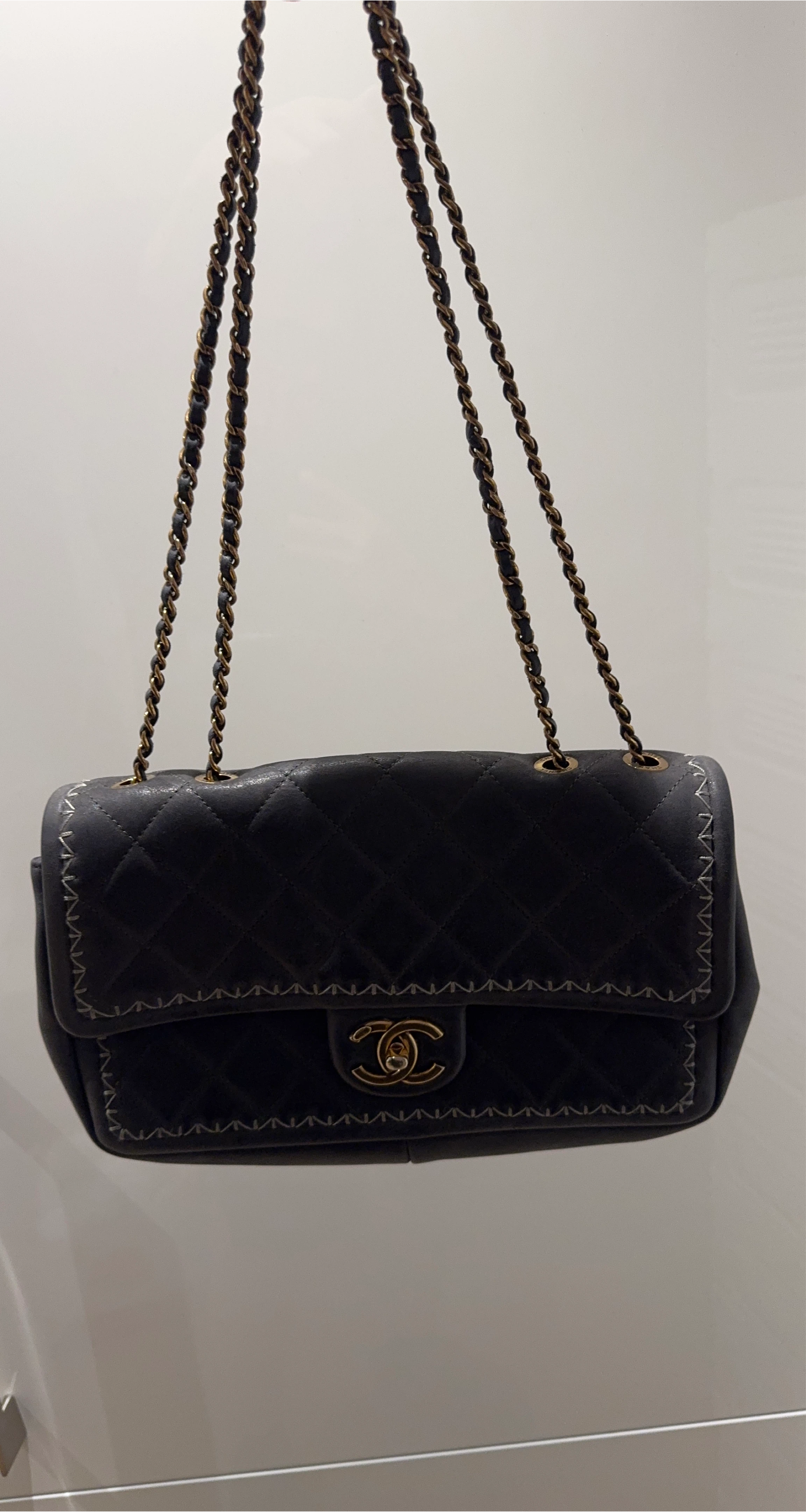 Chanel Black Quilted Leather Flap Bag