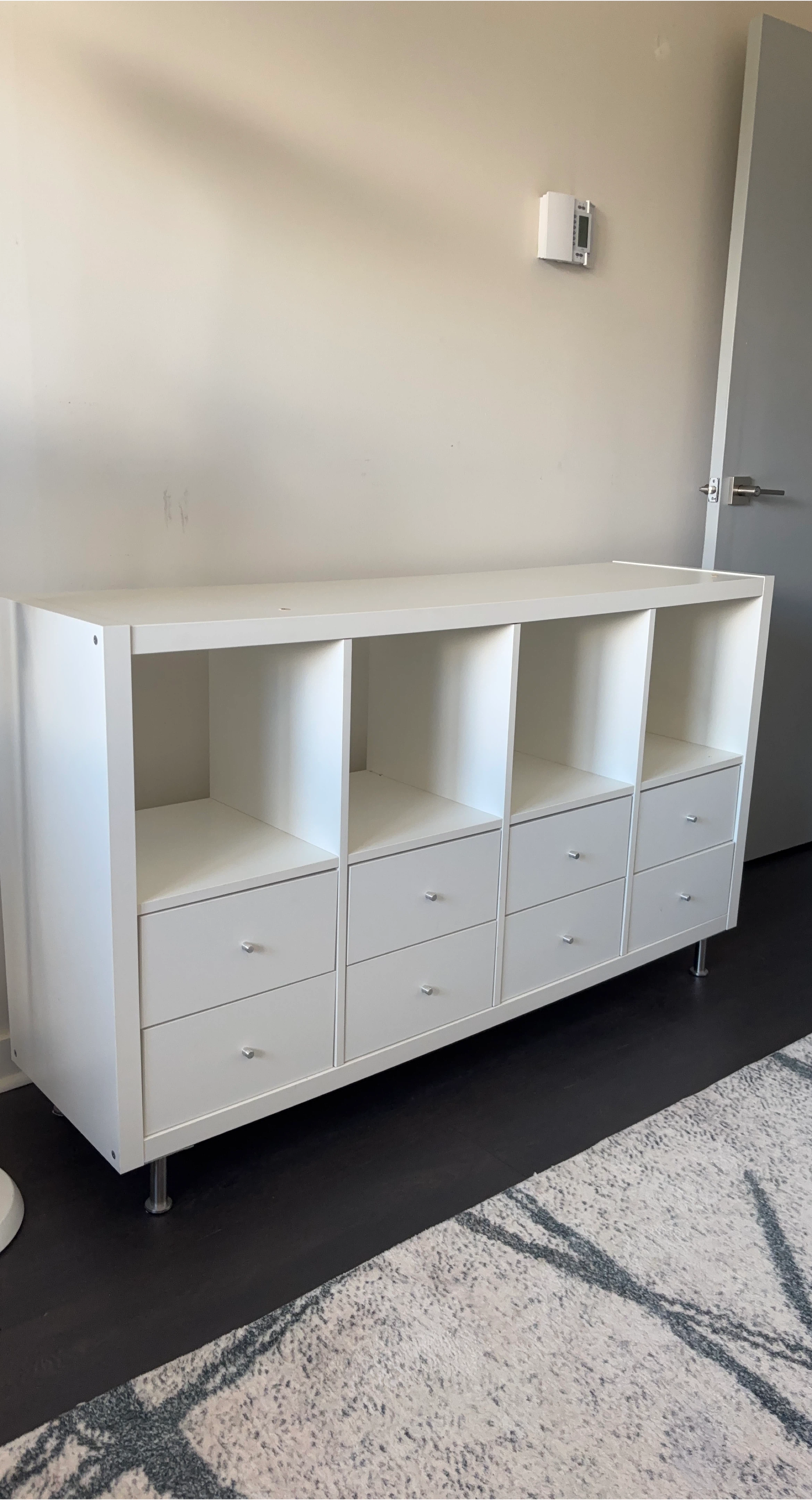 IKEA 🏆 White Storage Unit with 8 Shelves and 4 Drawers
